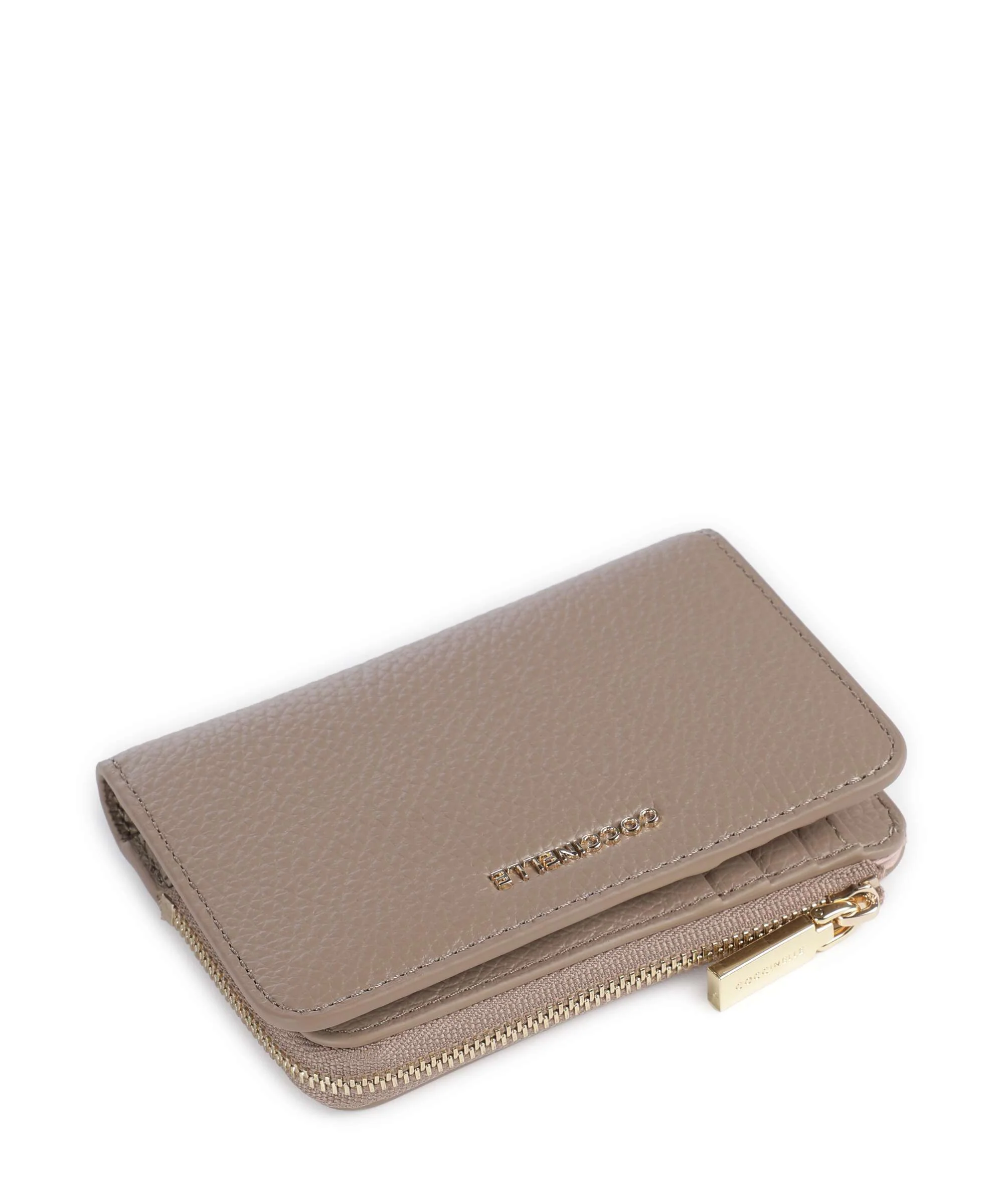 Coccinelle Metallic Soft Portemonnee warm taupe - Image 4