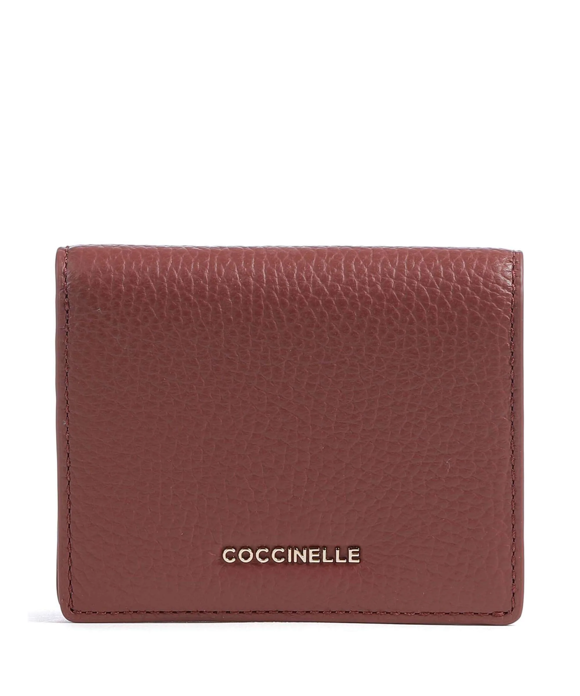 Coccinelle Metallic Soft Portemonnee brandy