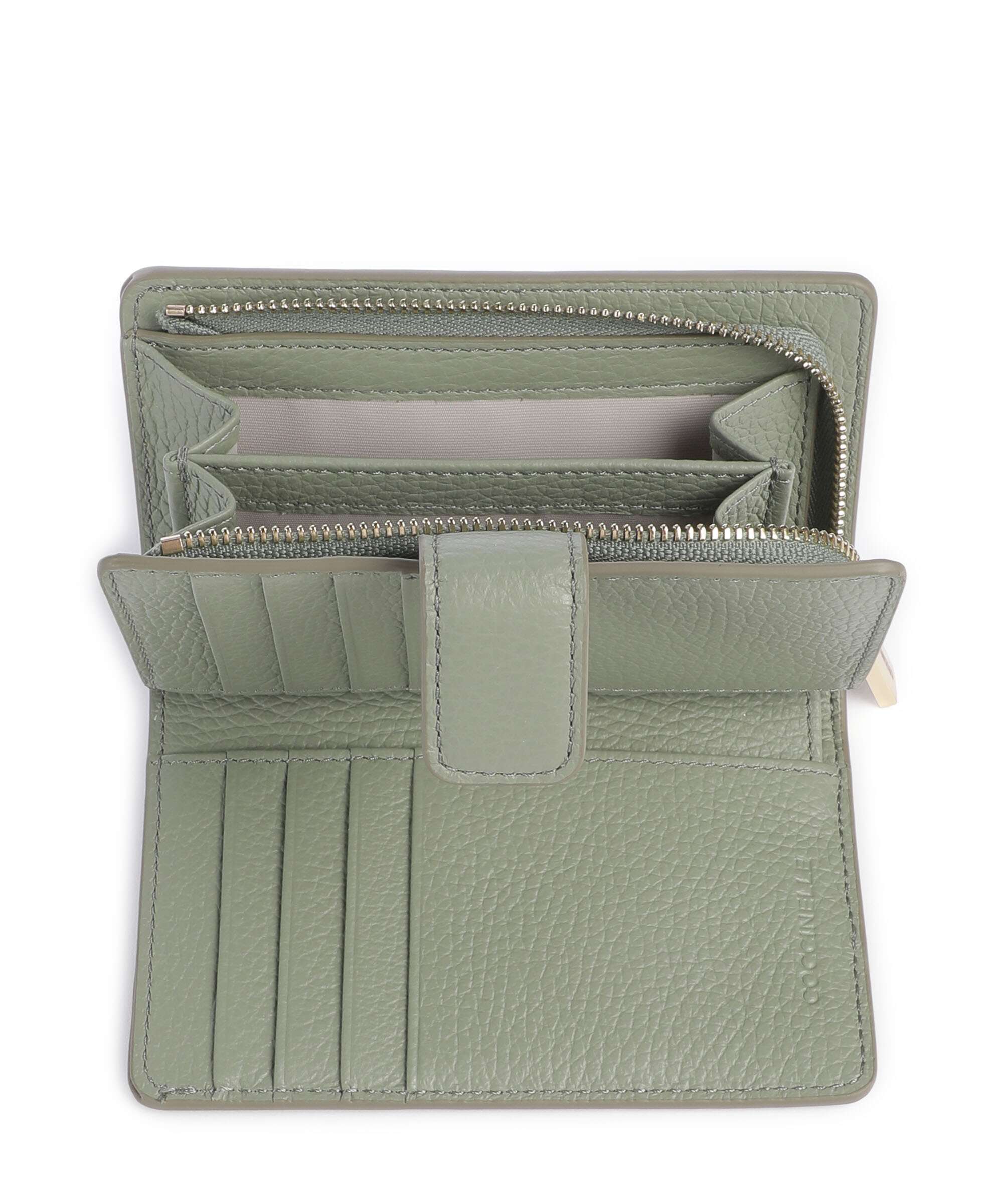Coccinelle Metallic Soft Portemonnee greenery - Image 2