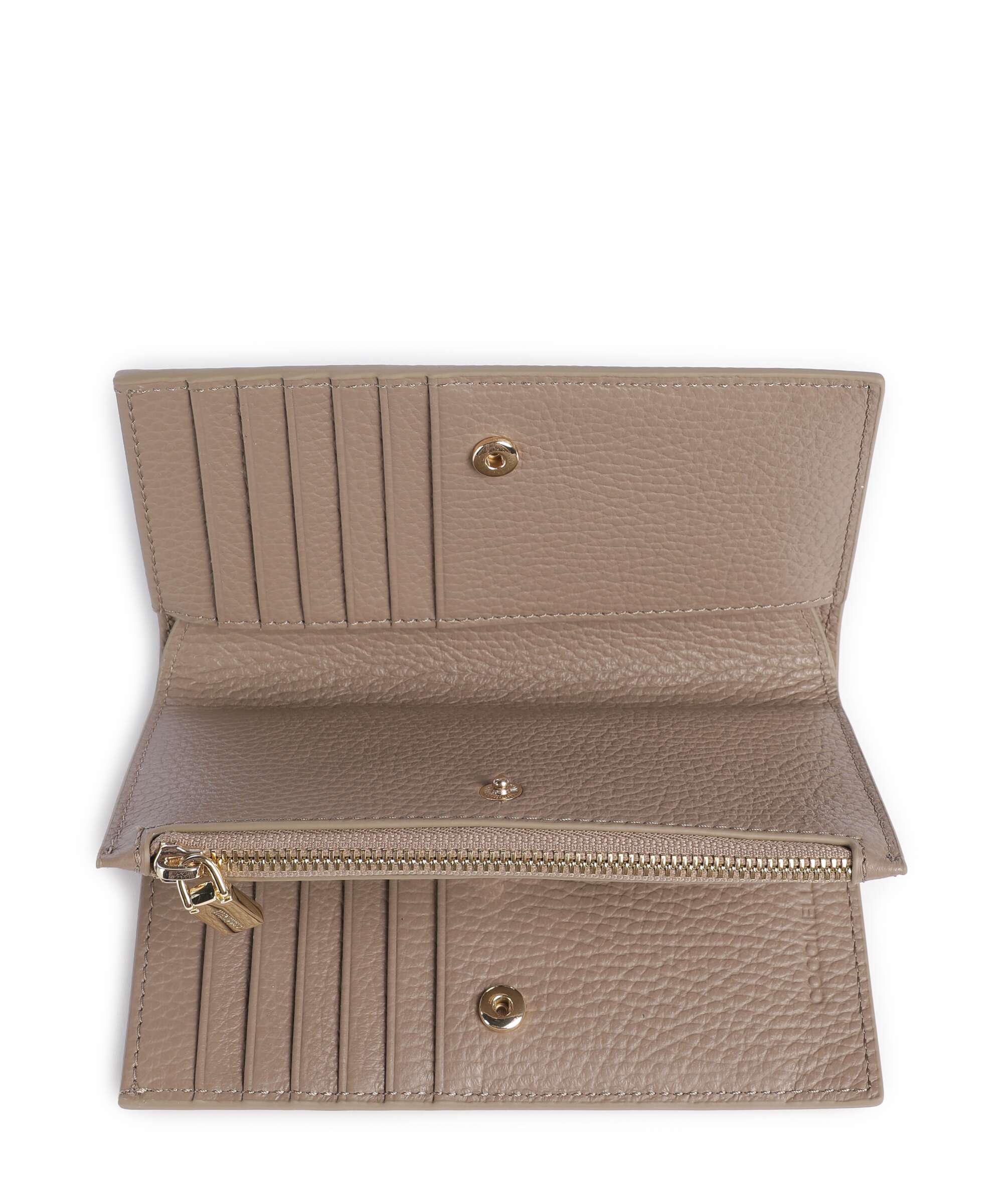 Coccinelle Metallic Soft Portemonnee warm taupe - Image 2