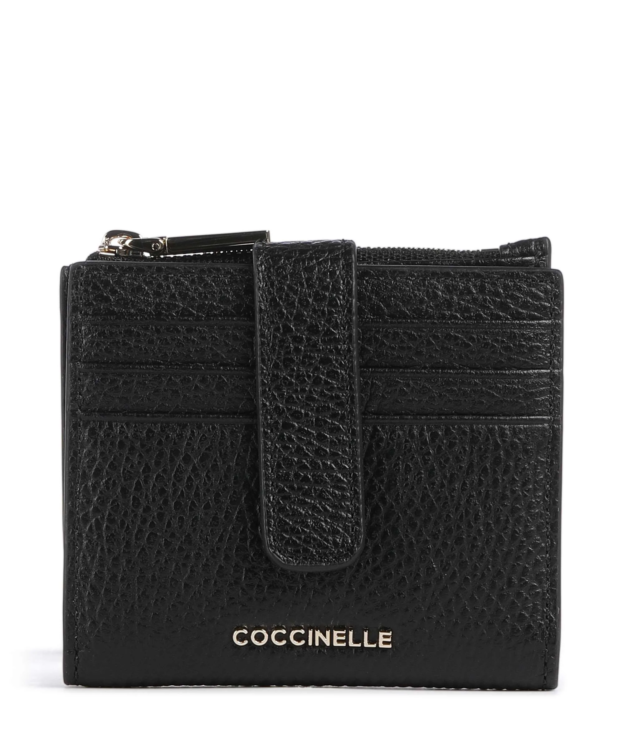Coccinelle Metallic Soft Portemonnee noir