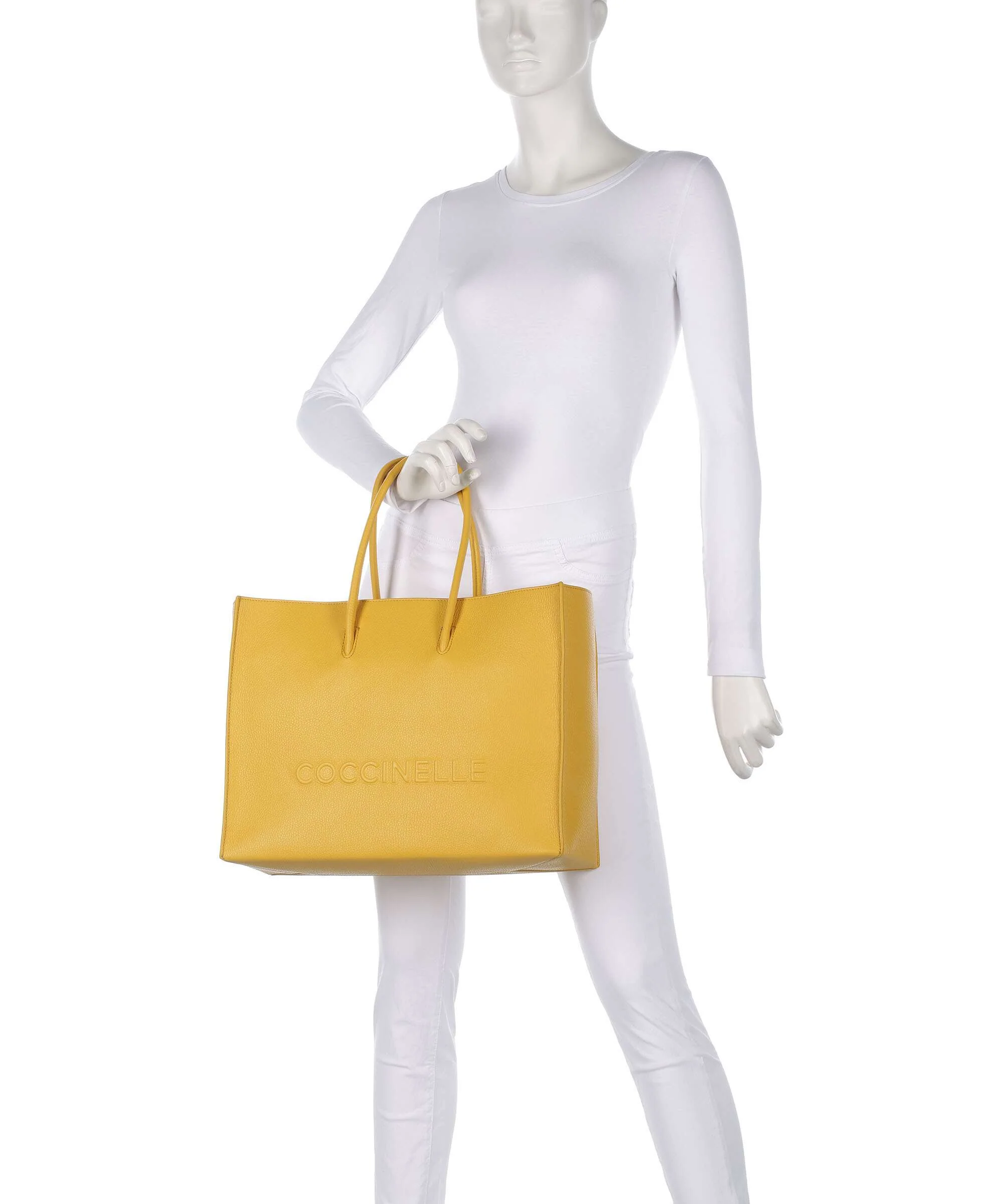 Coccinelle Myrtha Maxi Logo Boodschappentas soleado - Image 3