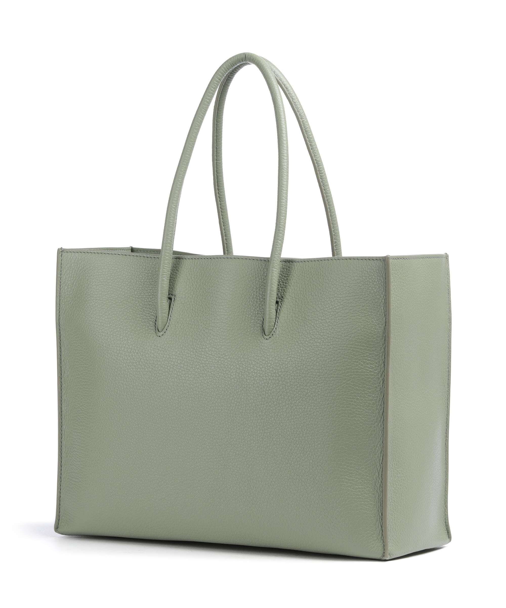 Coccinelle Myrtha Maxi Logo Boodschappentas greenery - Image 2