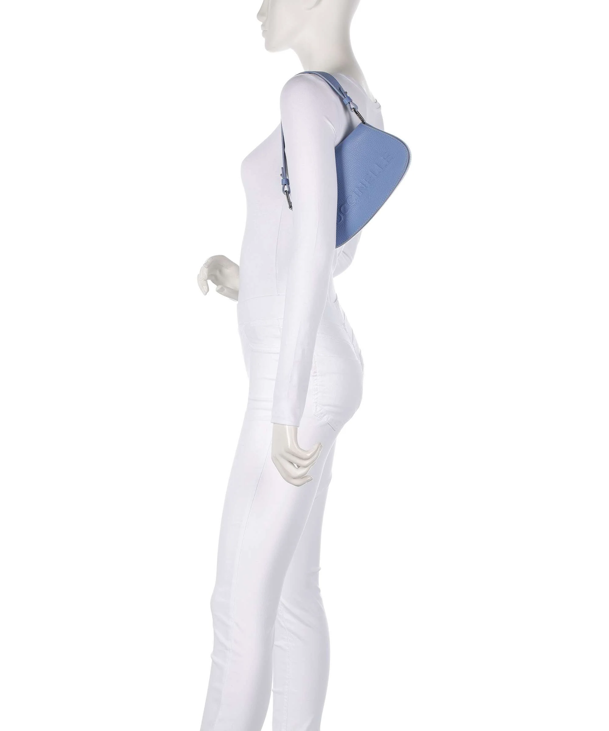 Coccinelle Myrtha Maxi Logo Schoudertas azul - Image 3