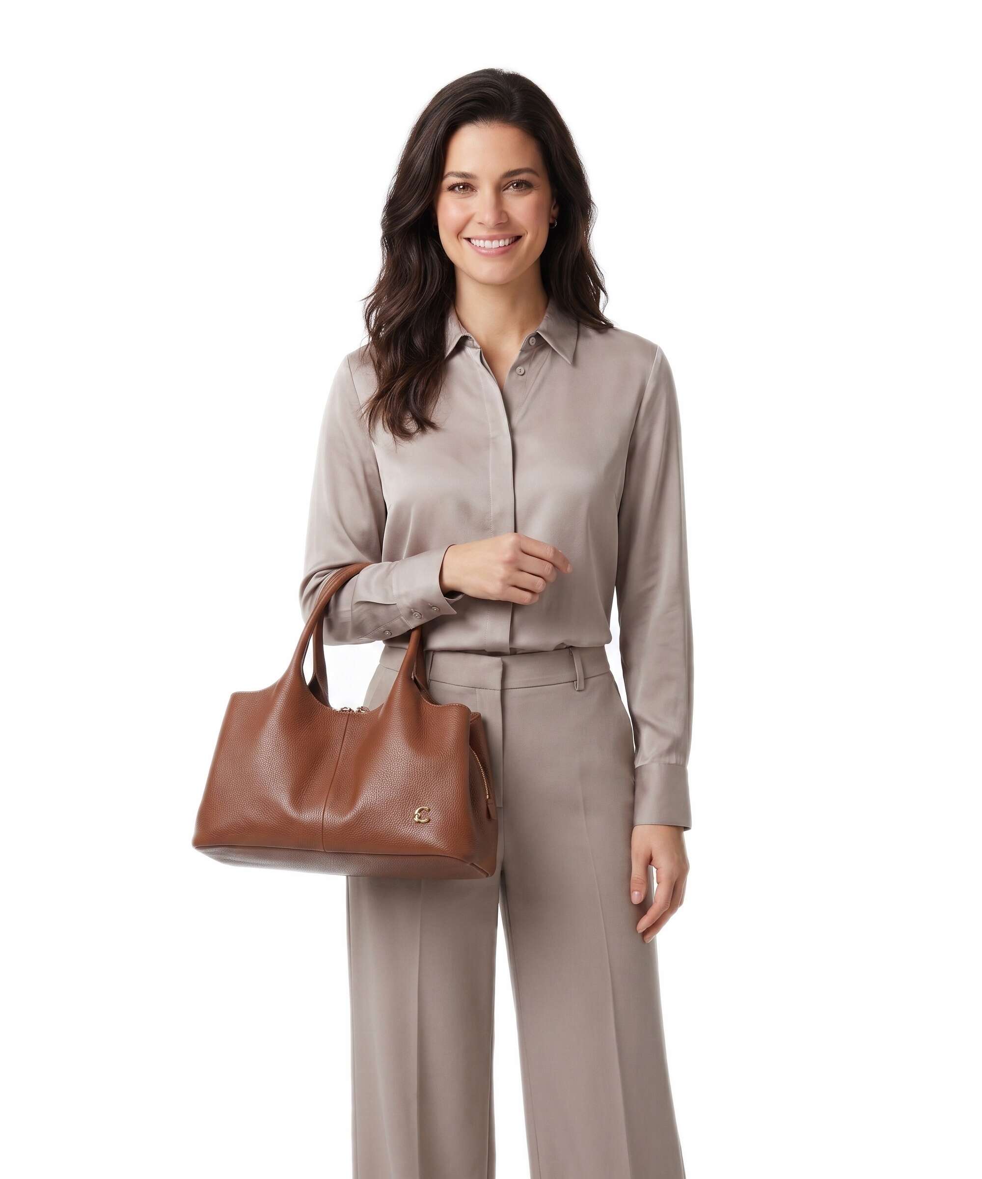 Coccinelle Nell Handtas cognac - Image 3