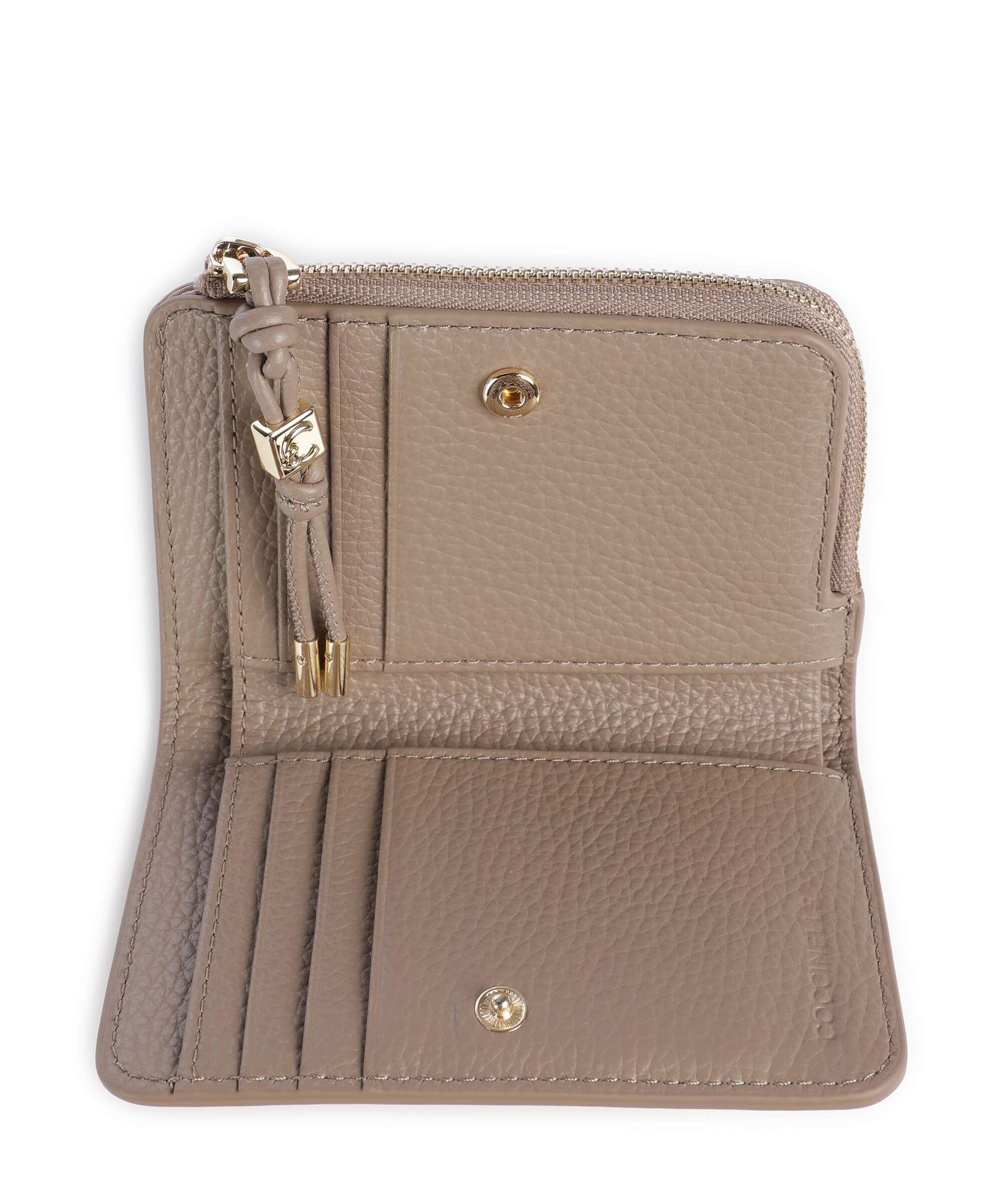 Coccinelle Pansy Portemonnee warm taupe - Image 2