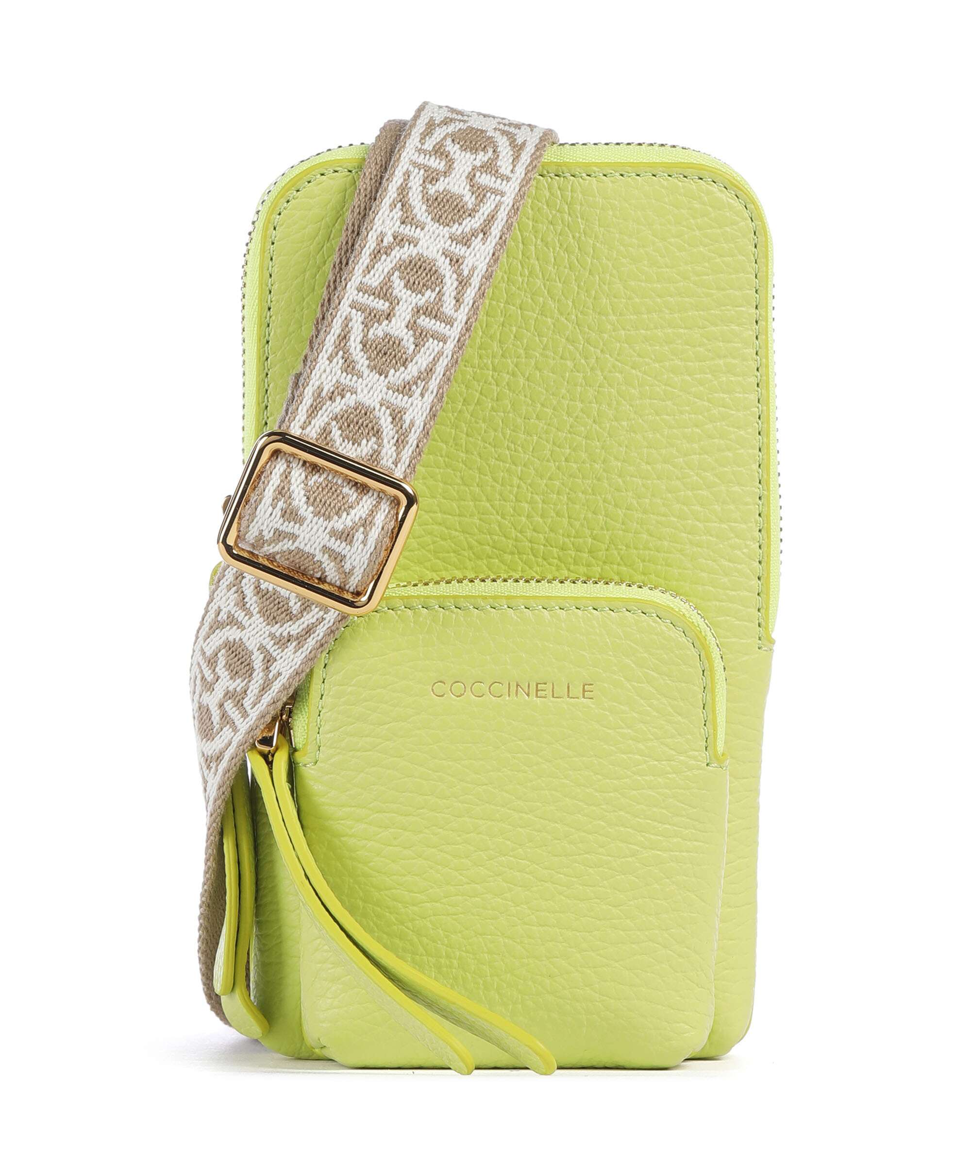 Coccinelle Pixie Telefoon tasje green glow