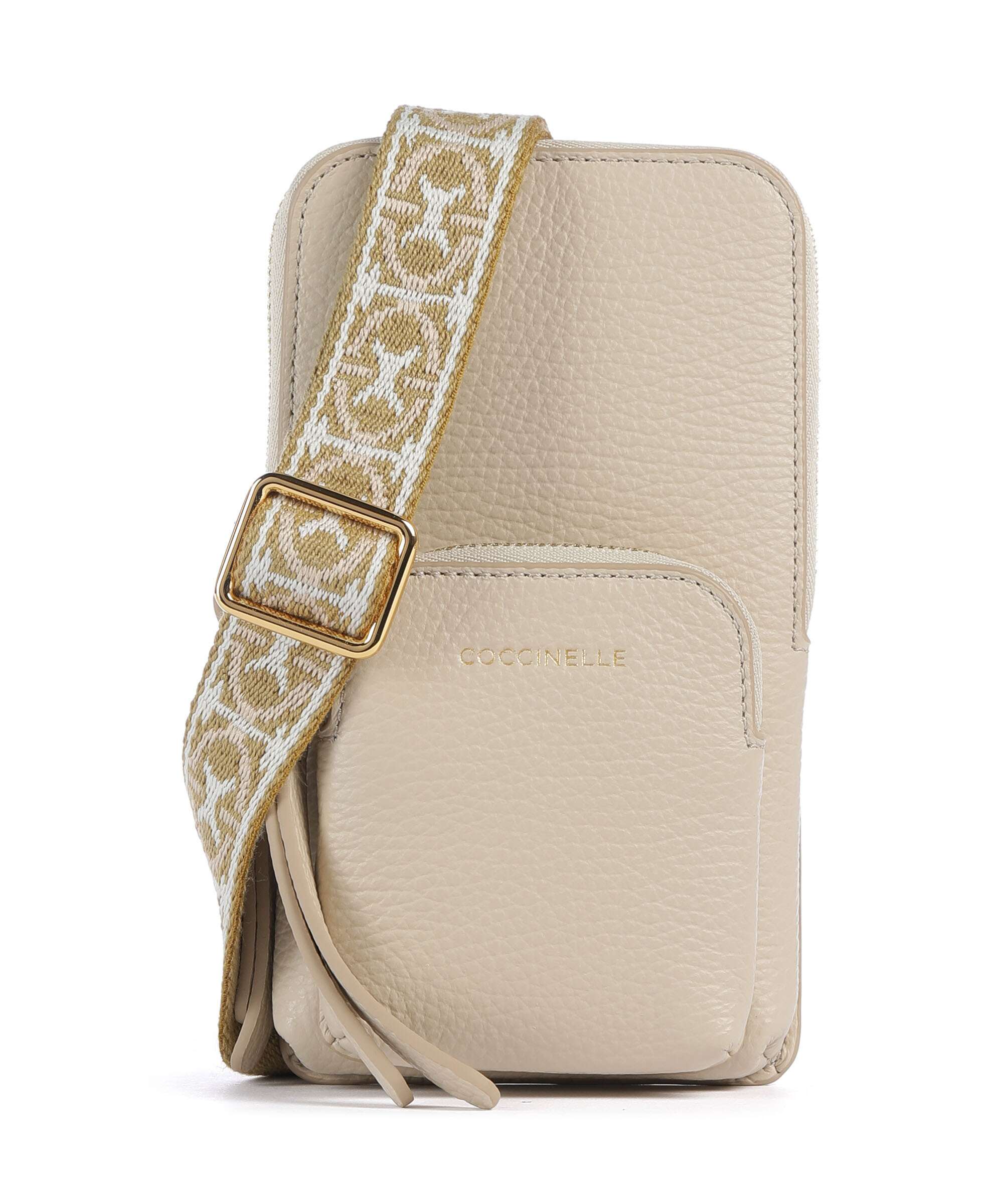 Coccinelle Pixie Telefoon tasje sandshell