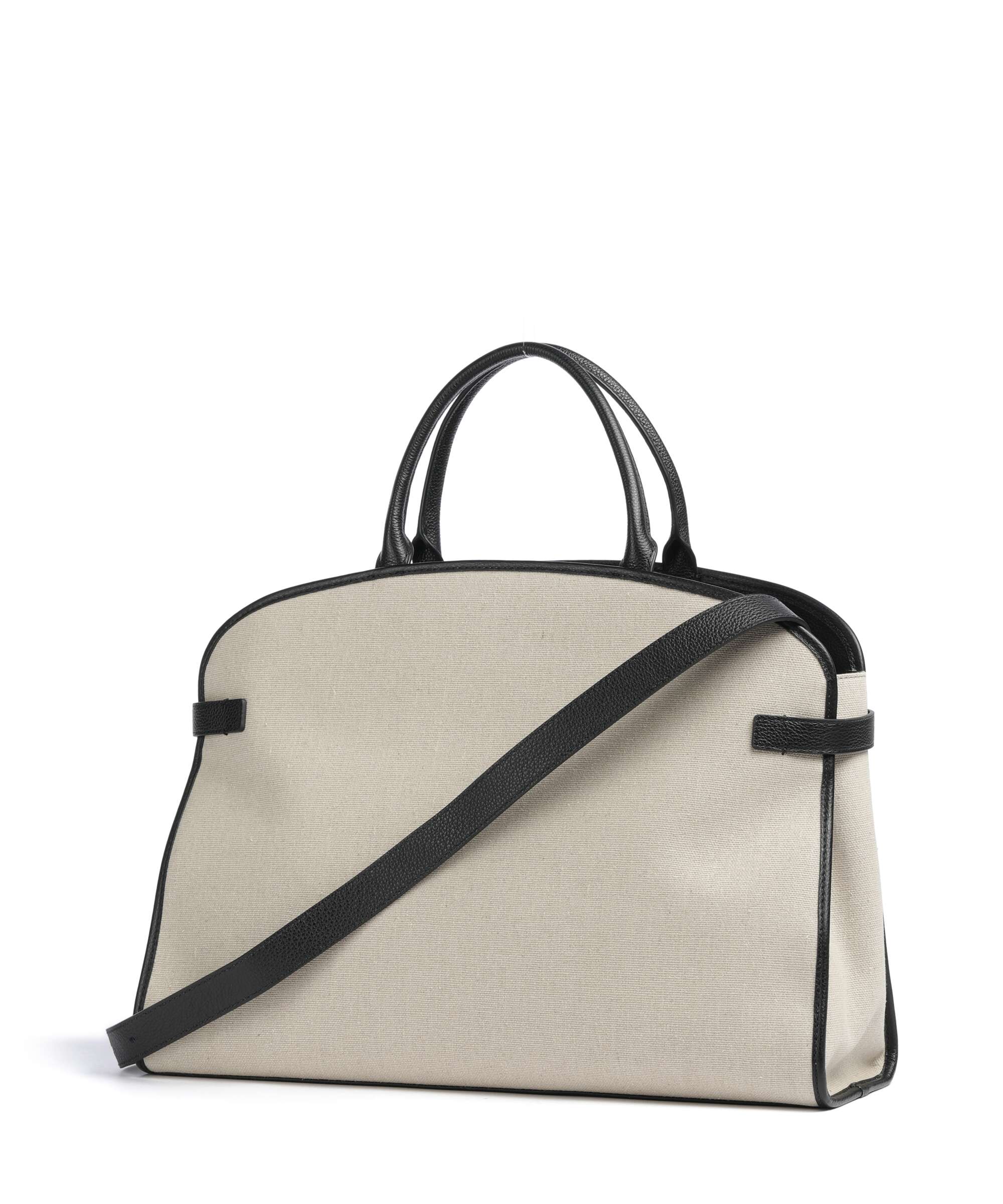 Coccinelle Sabine Canvas Handtas natural/noir - Image 2