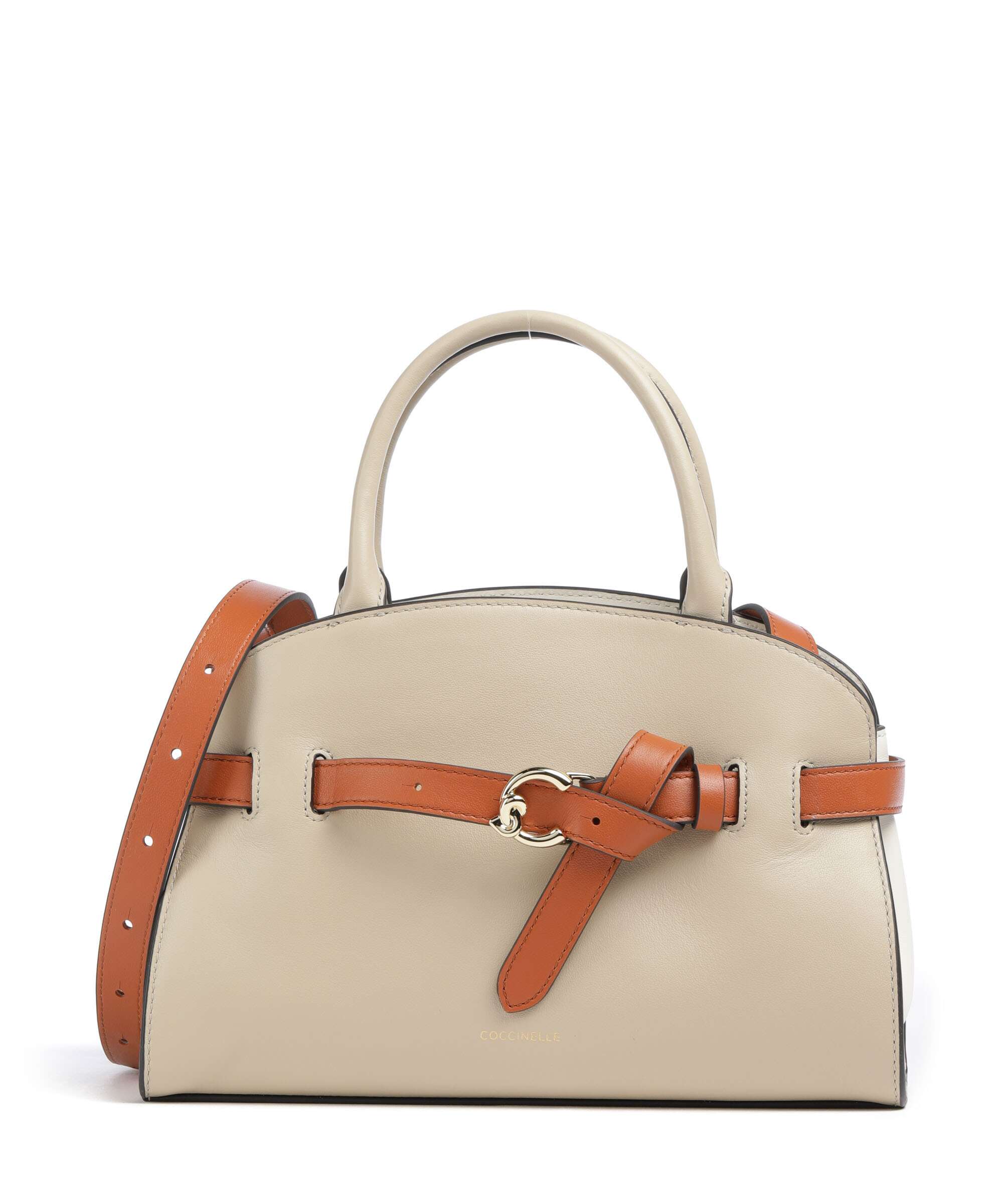Coccinelle Sabine New Tricolor Handtas sandshell/pearl/crab