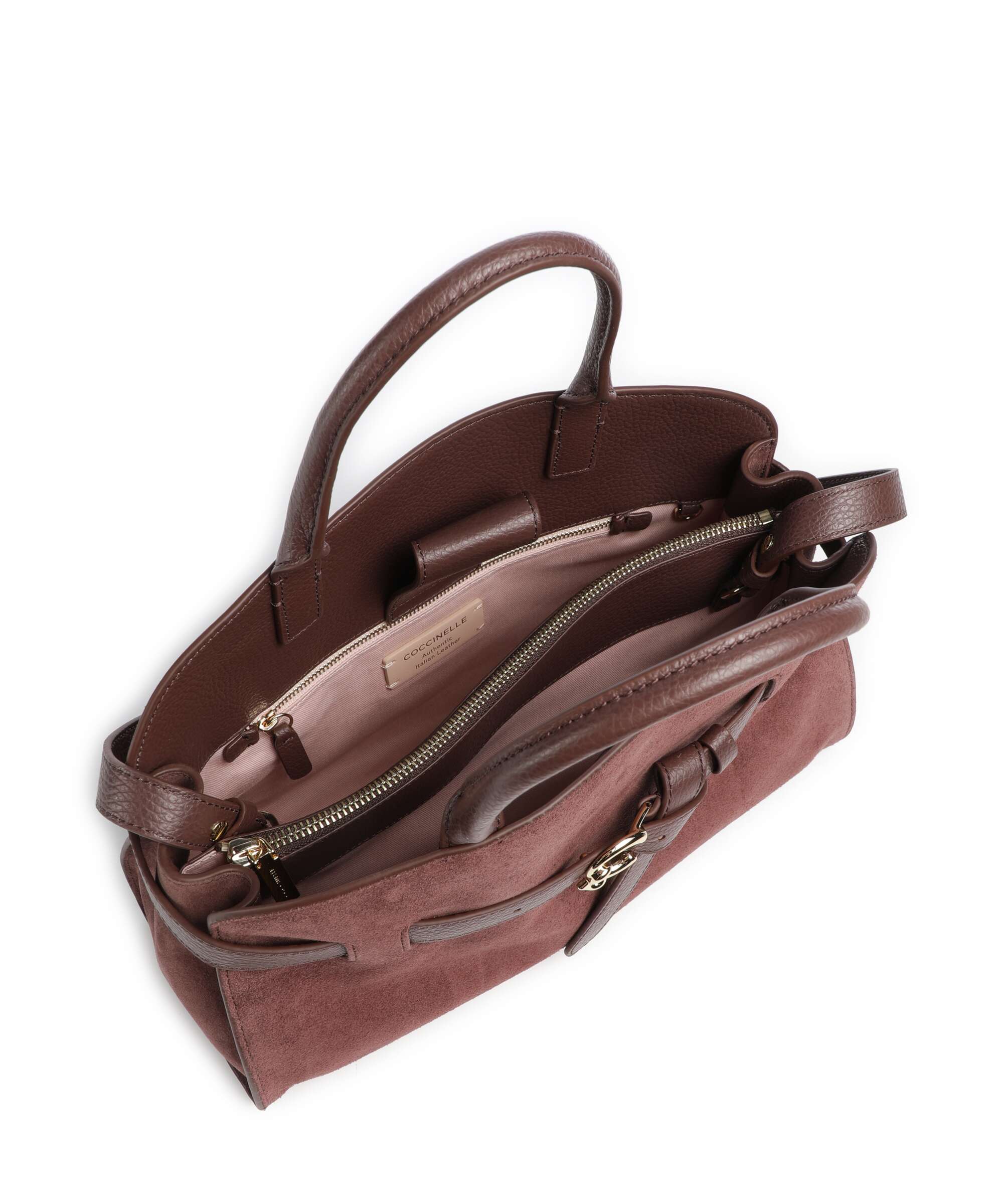 Coccinelle Sabine Suede Handtas berry - Image 5