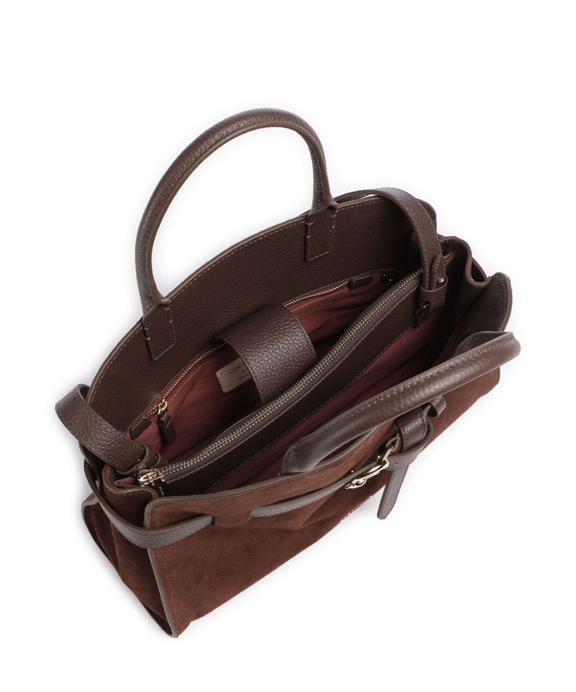 Coccinelle Sabine Suede Handtas brunette - Image 6