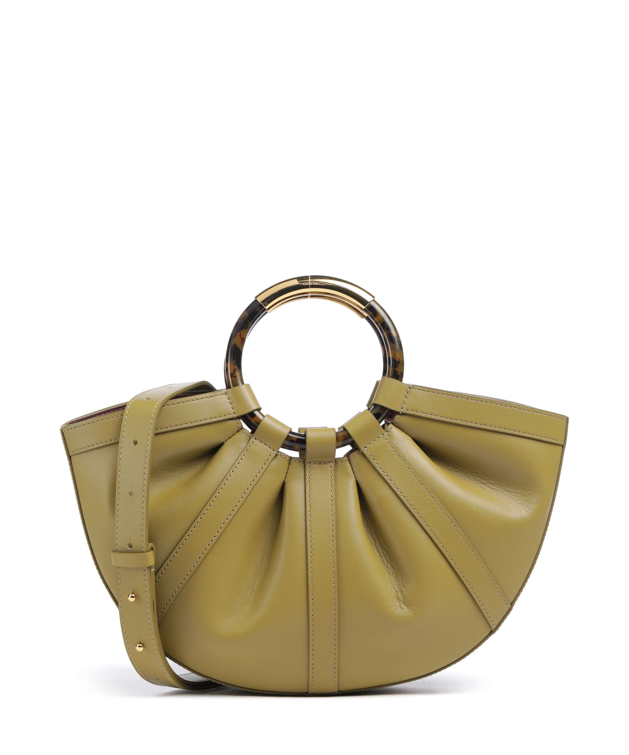 Coccinelle Shell Handtas seagrass