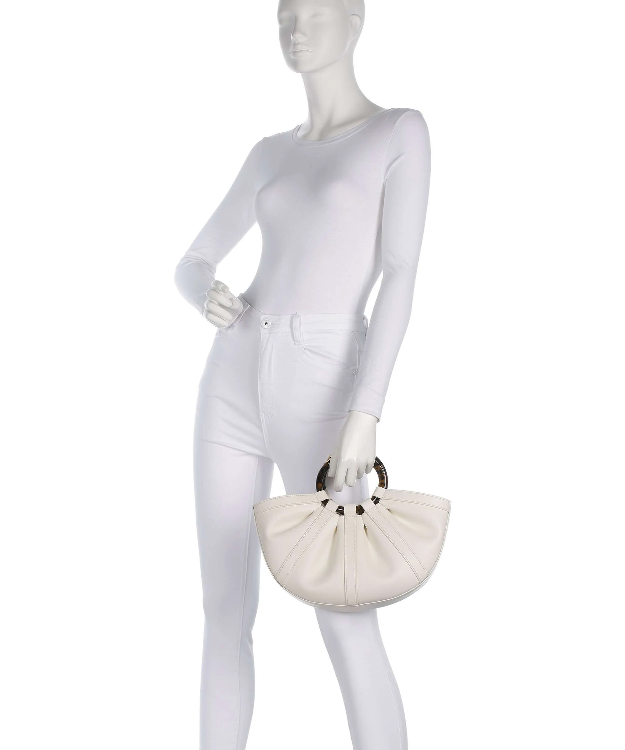 Coccinelle Shell Handtas pearl - Image 3