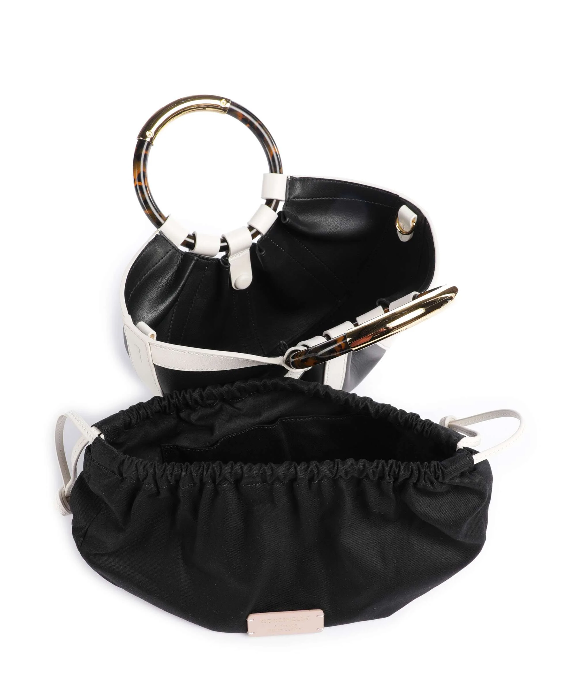 Coccinelle Shell Handtas pearl/noir - Image 6