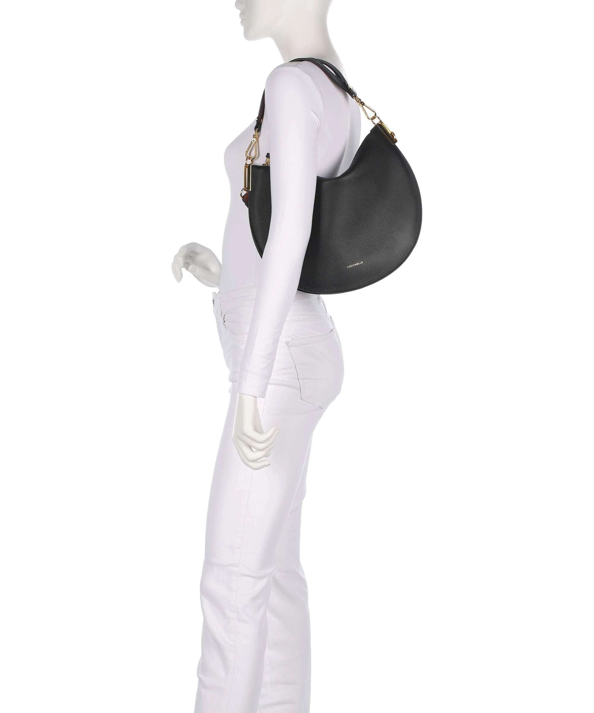 Coccinelle Sunup Hobo tas noir/cognac - Image 3