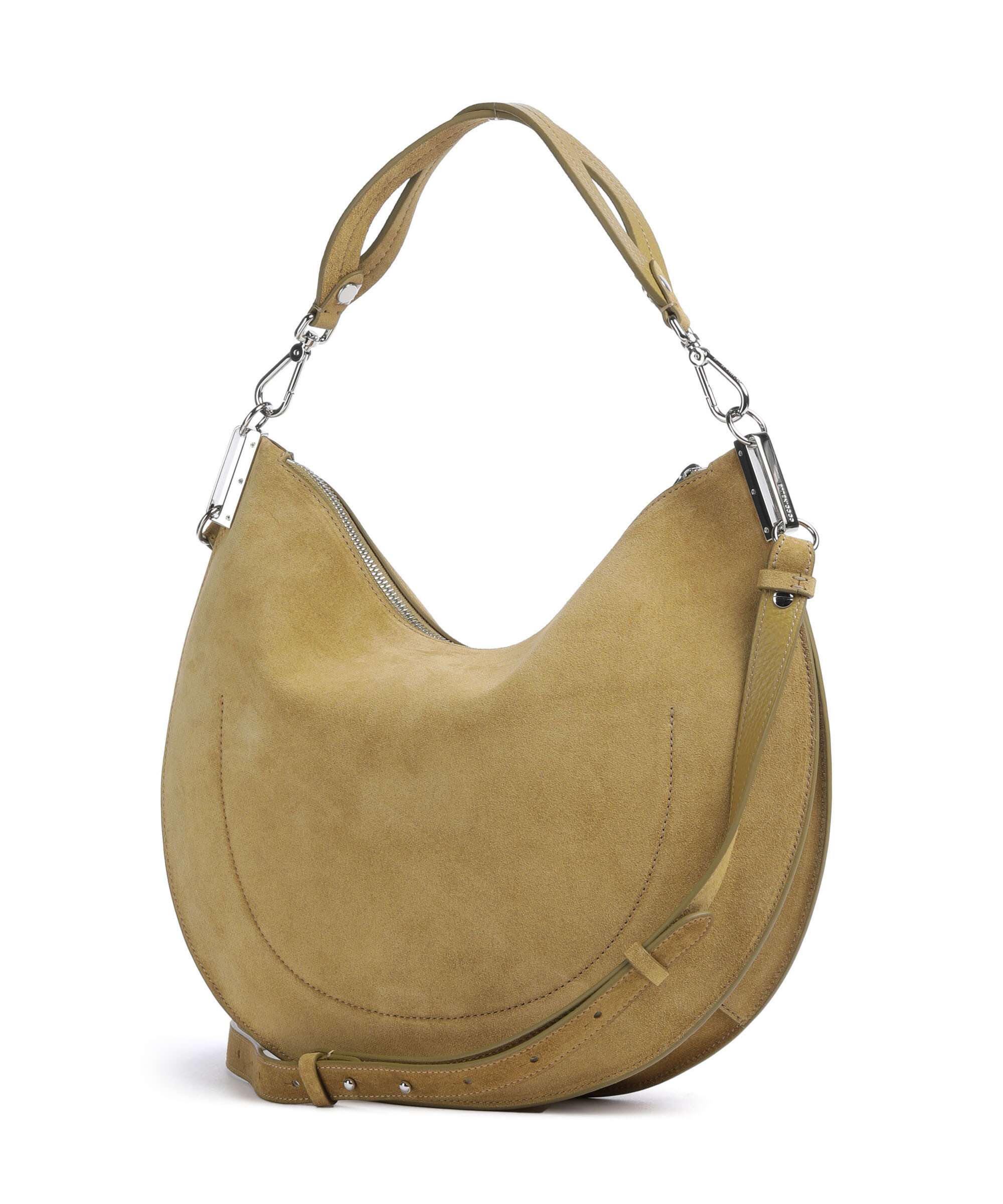 Coccinelle Sunup Suede Schoudertas seagrass - Image 2