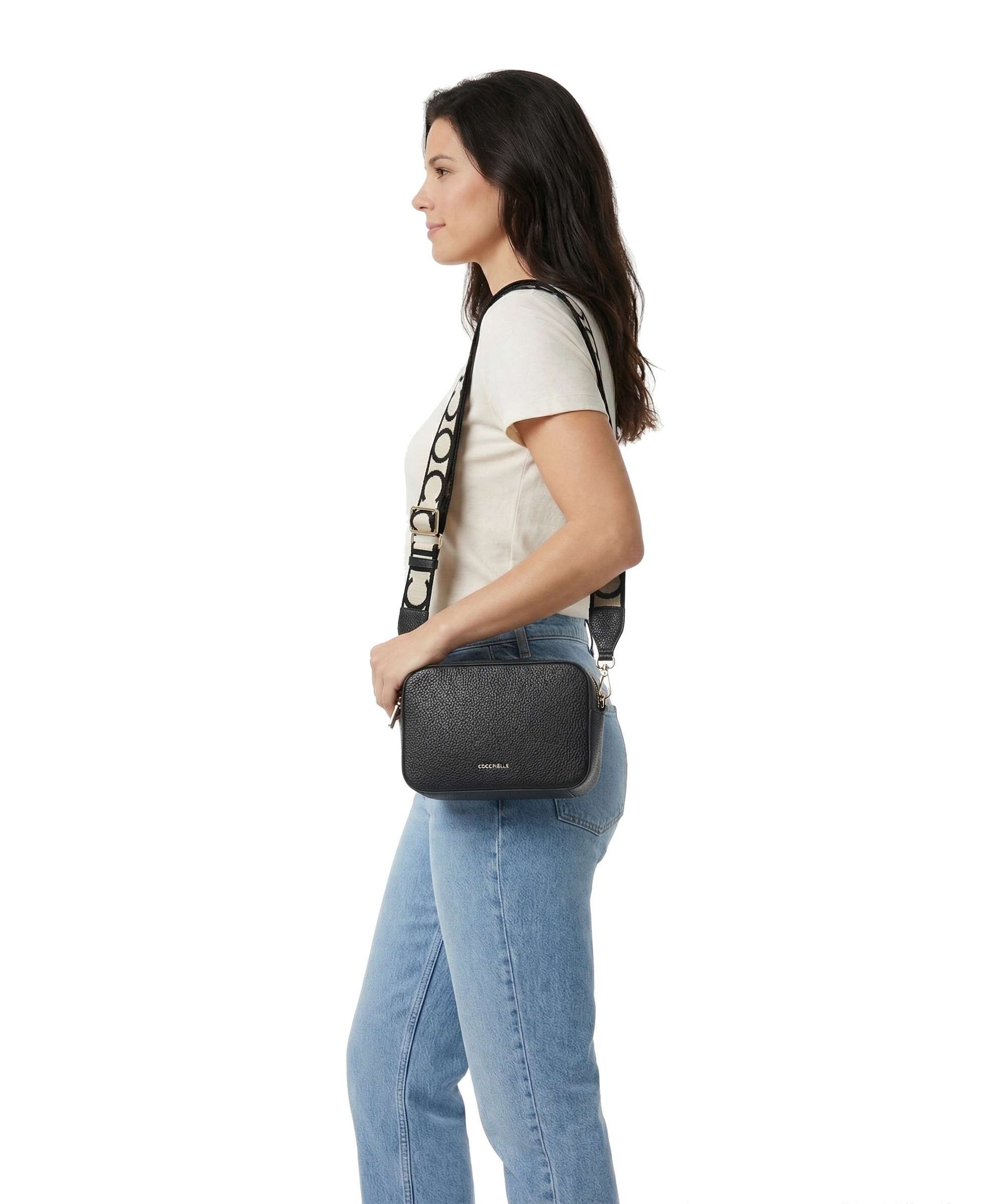Coccinelle Tebe Crossbody tas noir - Image 3