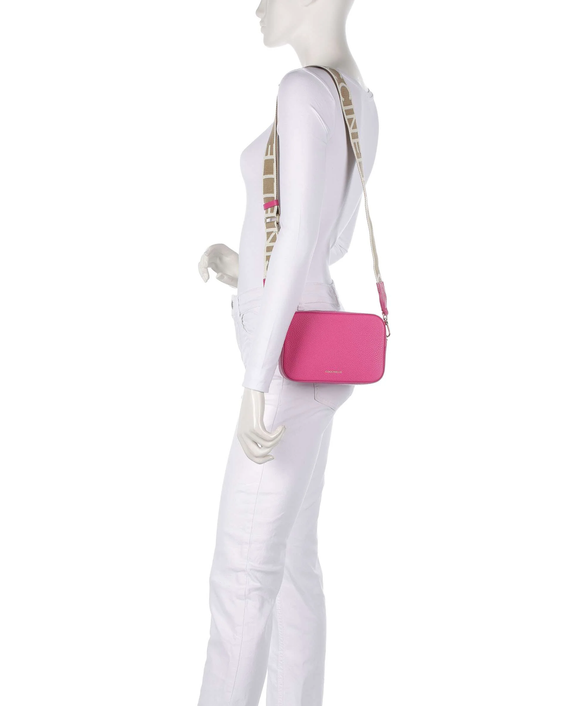 Coccinelle Tebe Crossbody tas new fucsia - Image 3