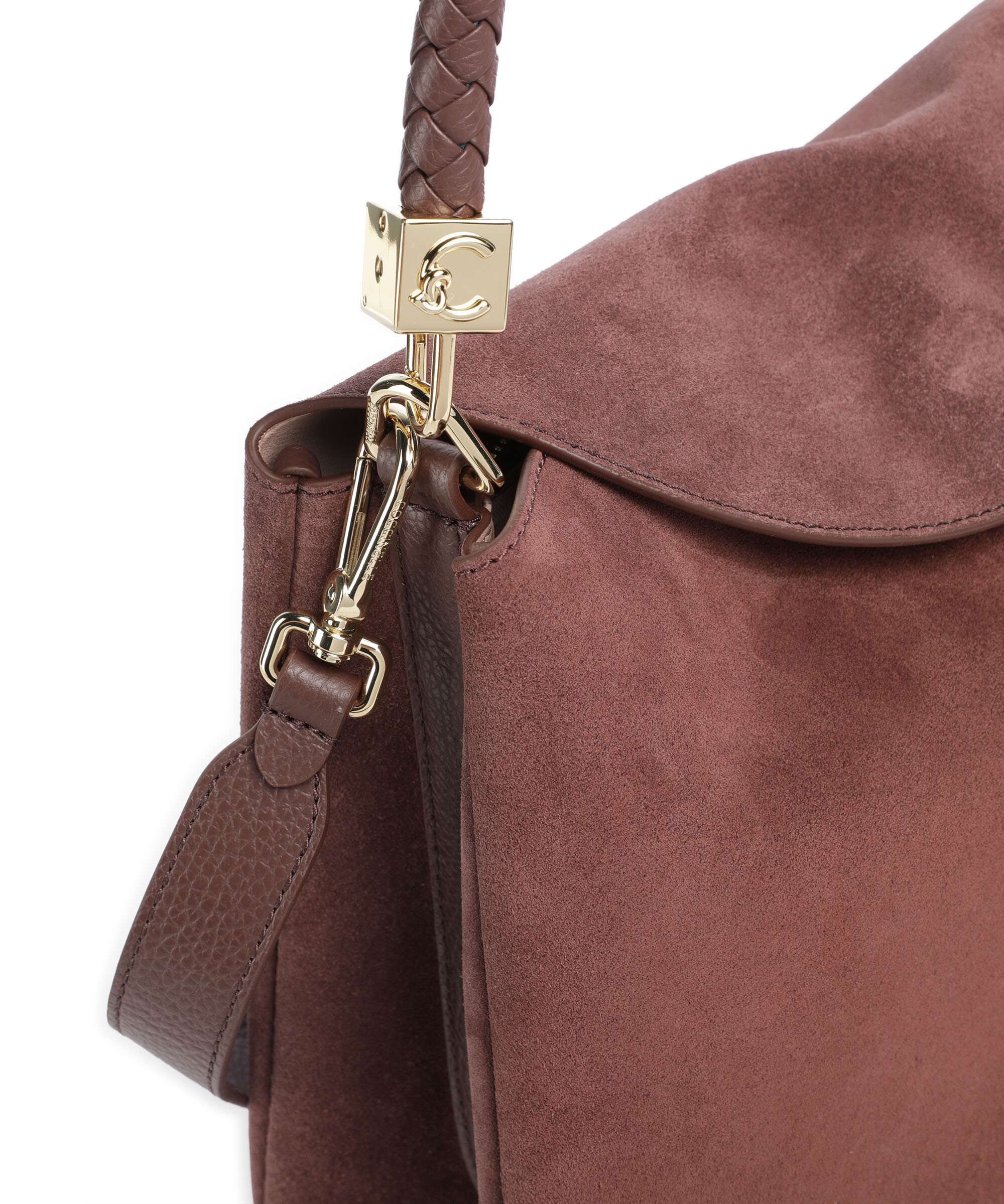 Coccinelle Tiggy Suede Handtas berry - Image 4