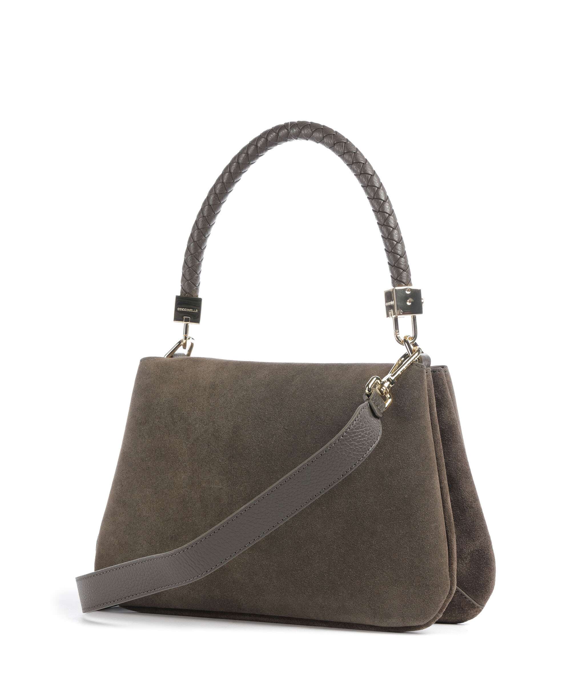 Coccinelle Tiggy Suede Schoudertas fango - Image 2
