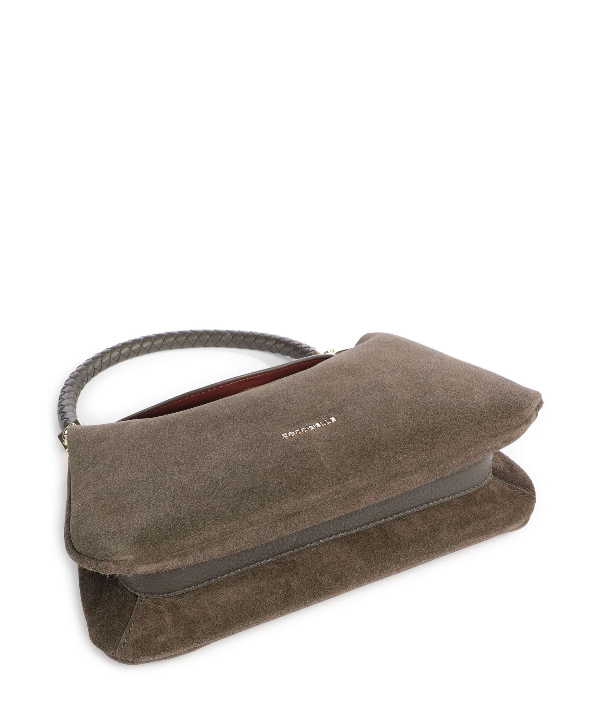 Coccinelle Tiggy Suede Schoudertas fango - Image 4