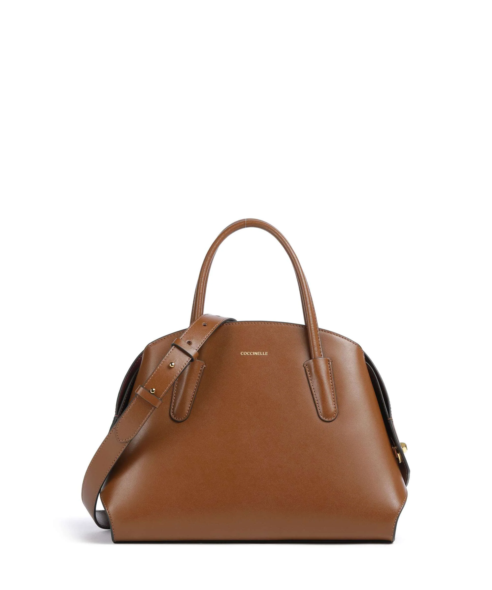 Coccinelle Tylde Calf Handtas cognac