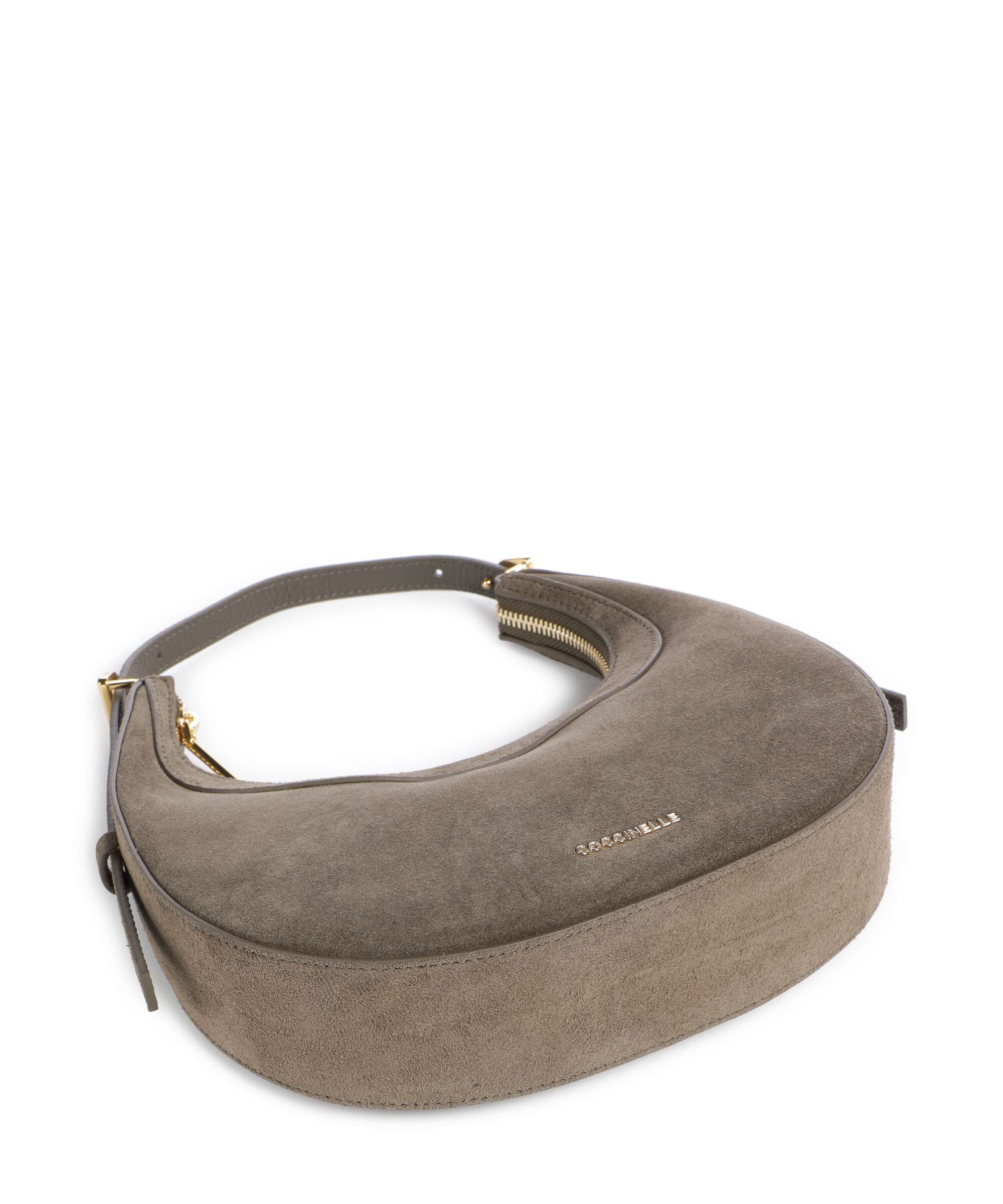 Coccinelle Whisper Suede Schoudertas fango - Image 5