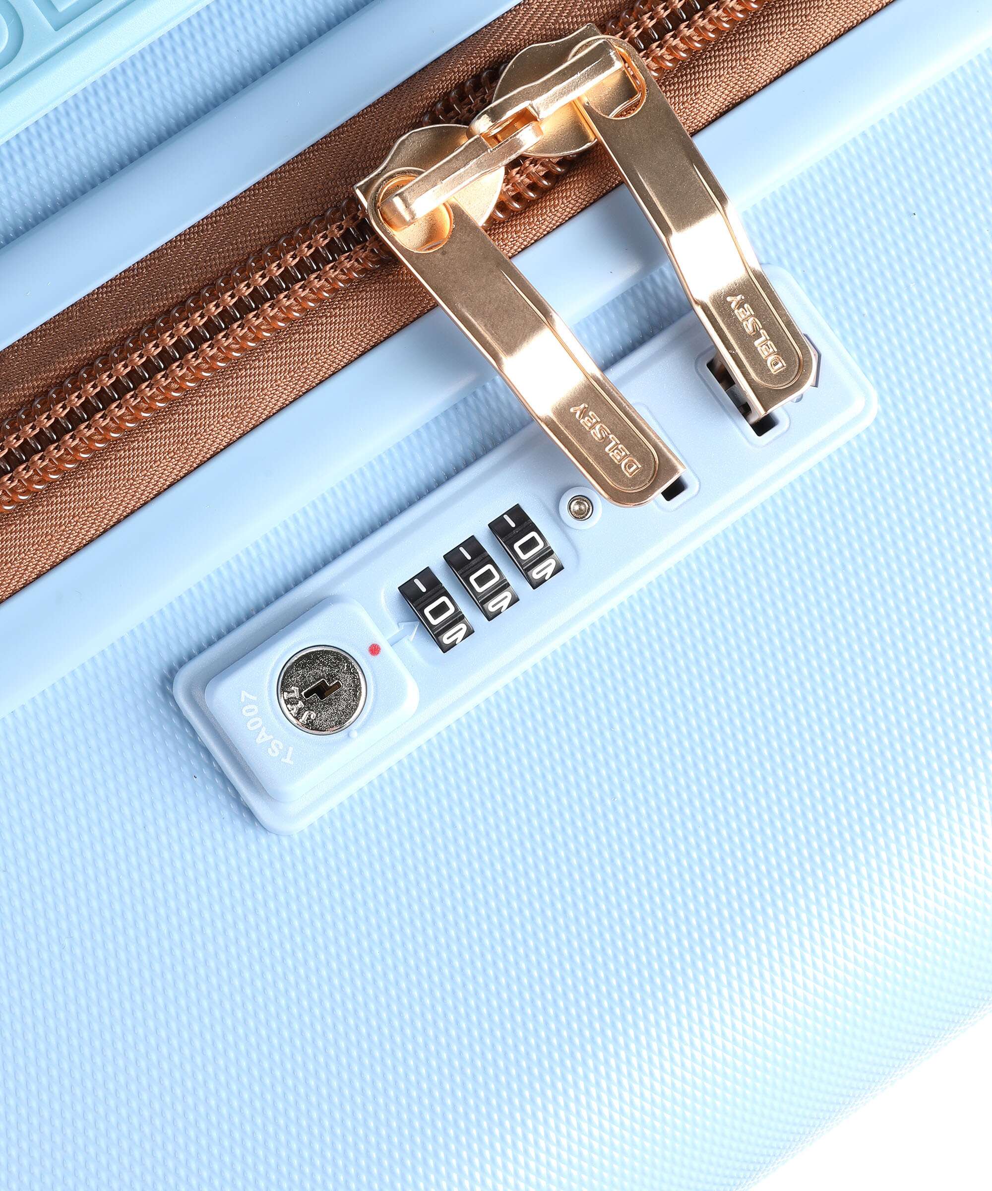Delsey Paris Freestyle Trolley (4 wielen) himmelblau - Image 3