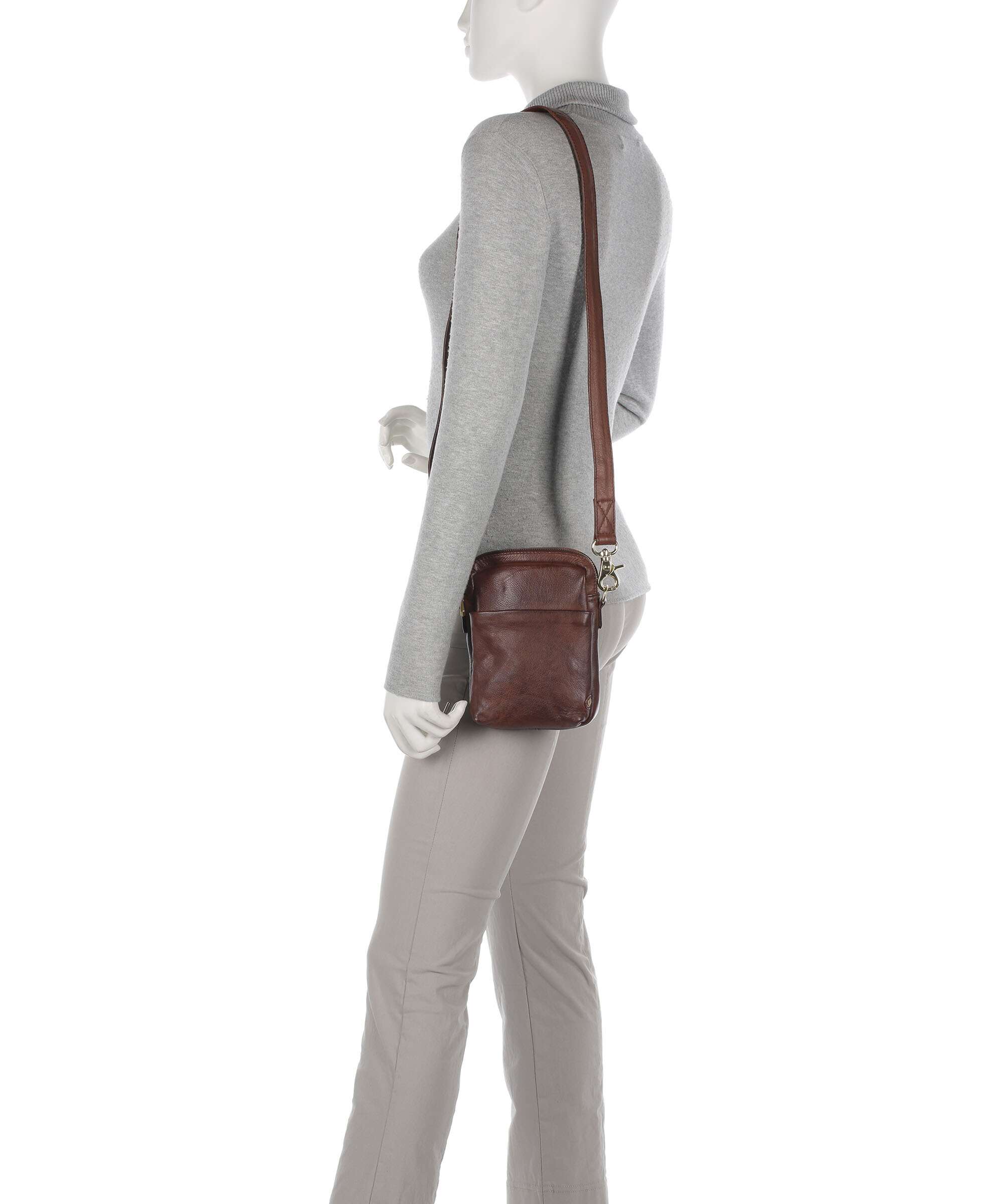 Depeche Express Crossbody tas brandy - Image 3