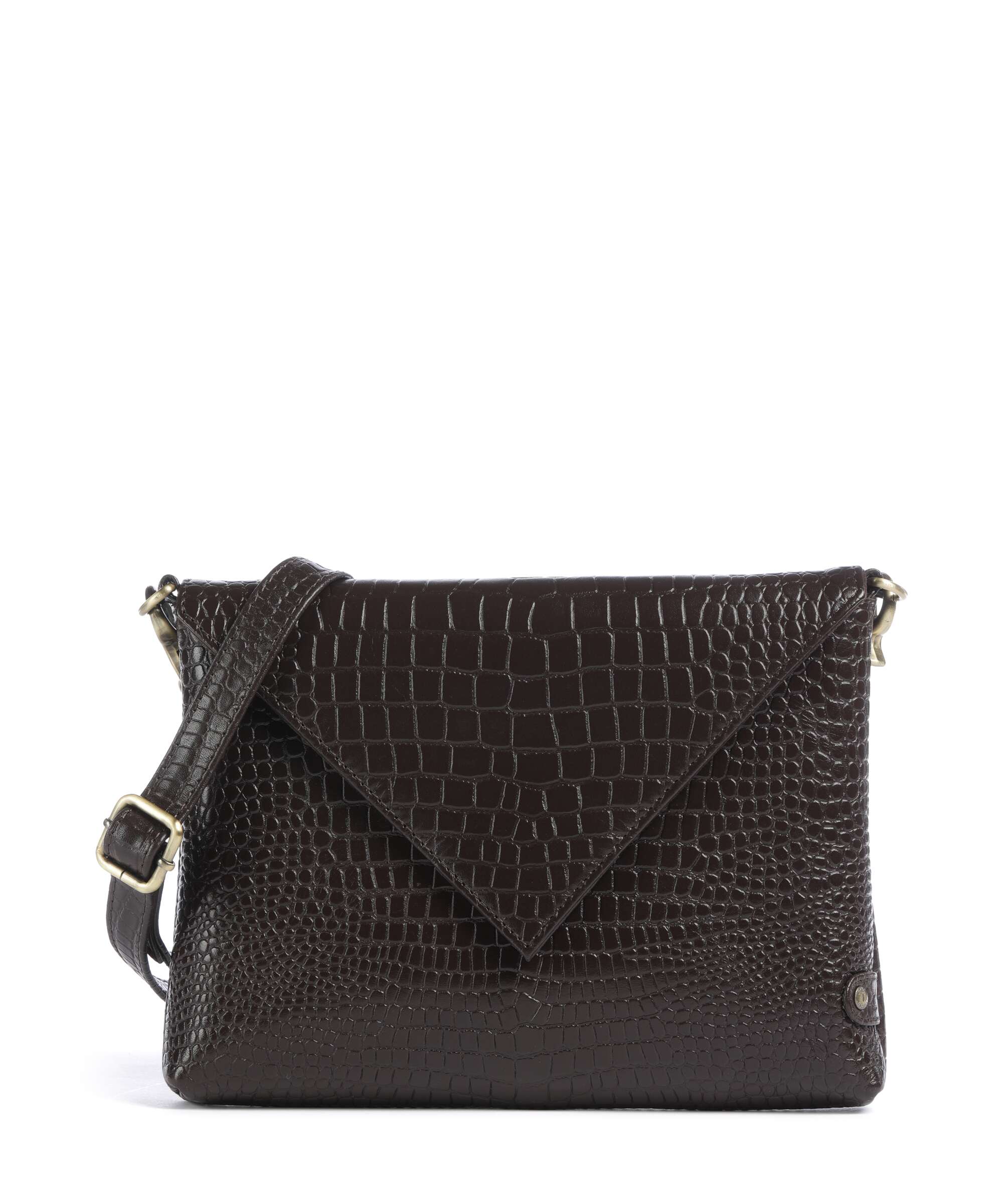 Depeche Fashion Favourites Crossbody tas brown croco