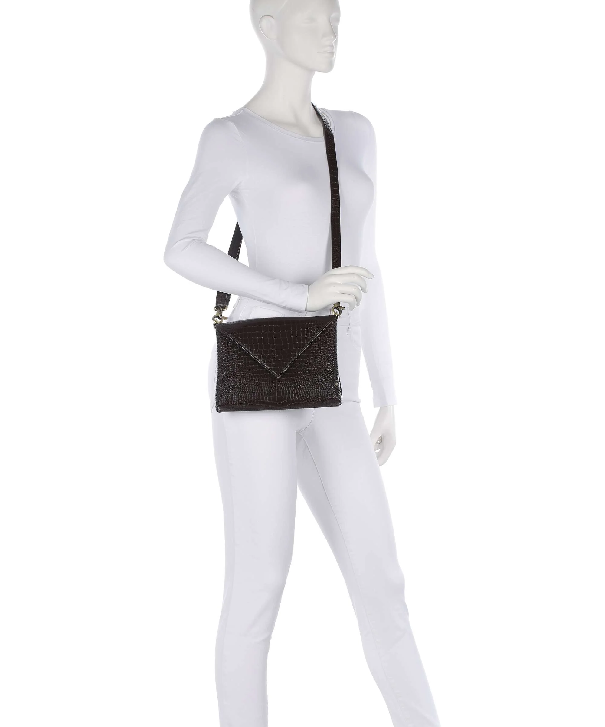 Depeche Fashion Favourites Crossbody tas brown croco - Image 3