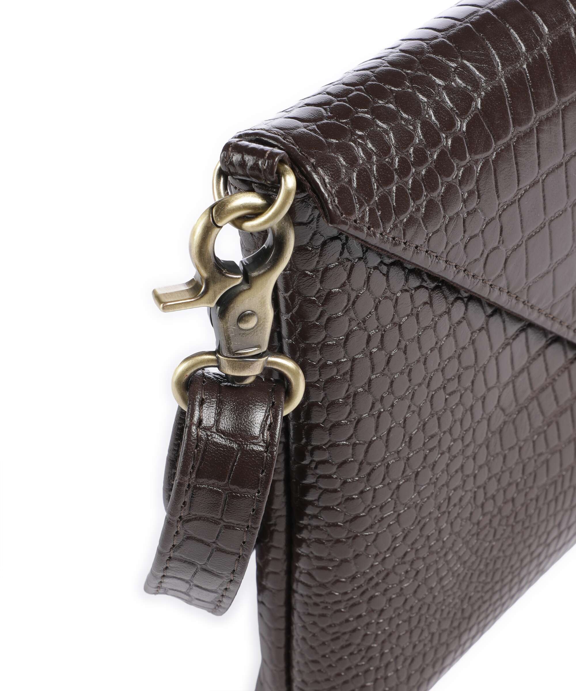 Depeche Fashion Favourites Crossbody tas brown croco - Image 4