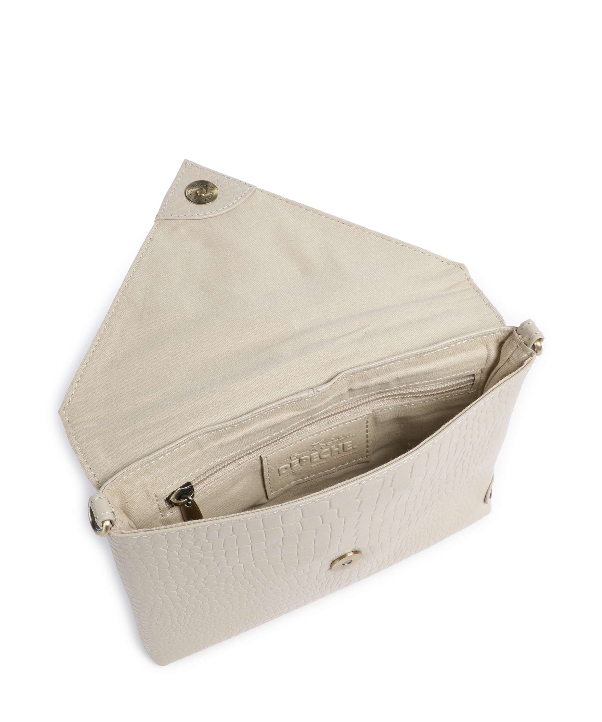 Depeche Fashion Favourites Crossbody tas sand croco - Image 6