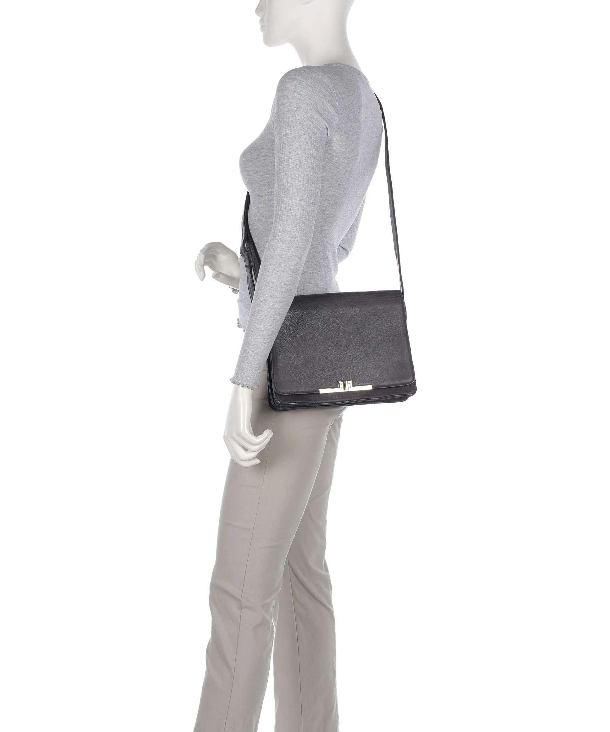 Depeche Golden Chic Crossbody tas anthracite - Image 3