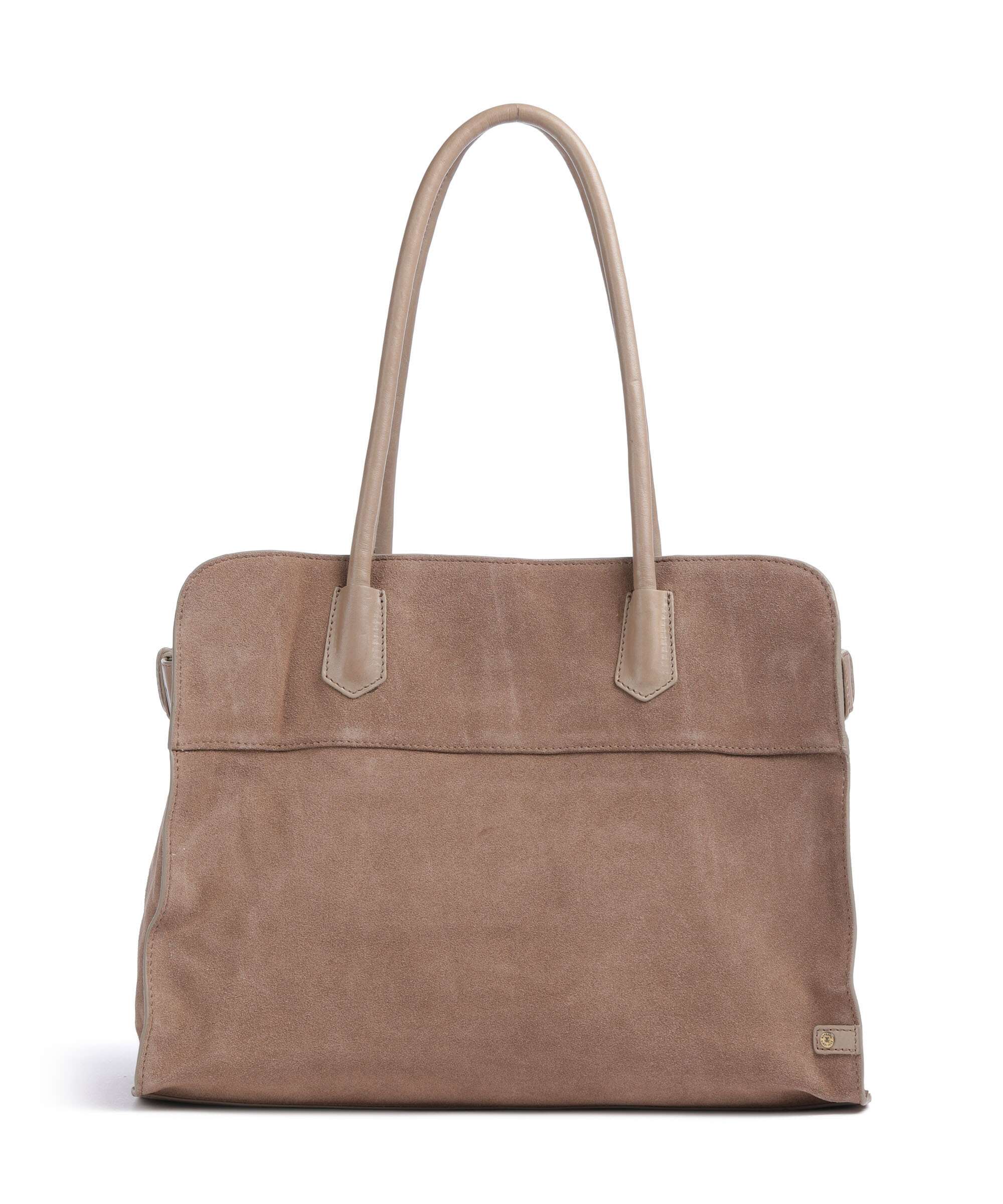 Depeche Madrid Boodschappentas taupe
