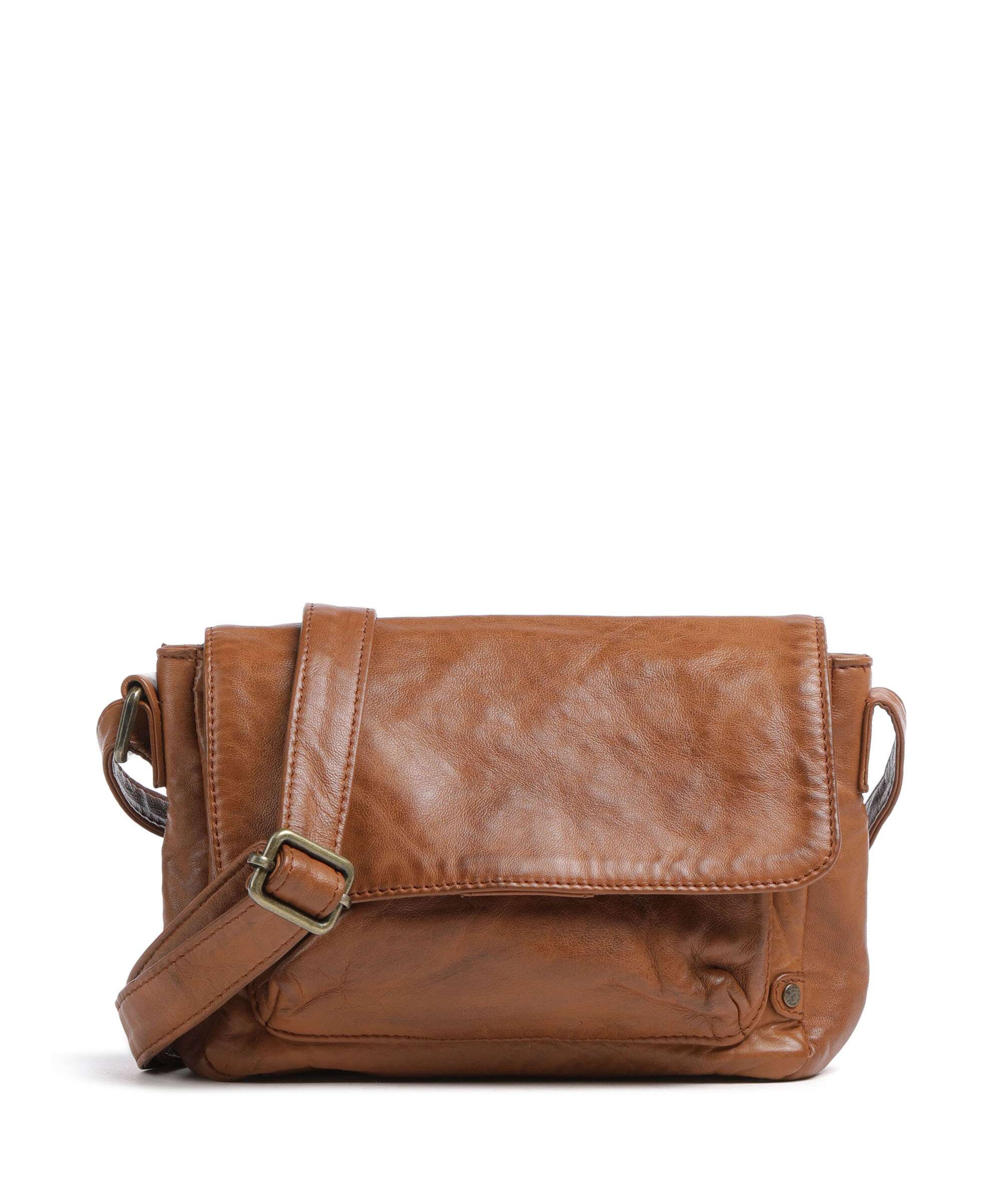 Depeche Power Field Crossbody tas cognac