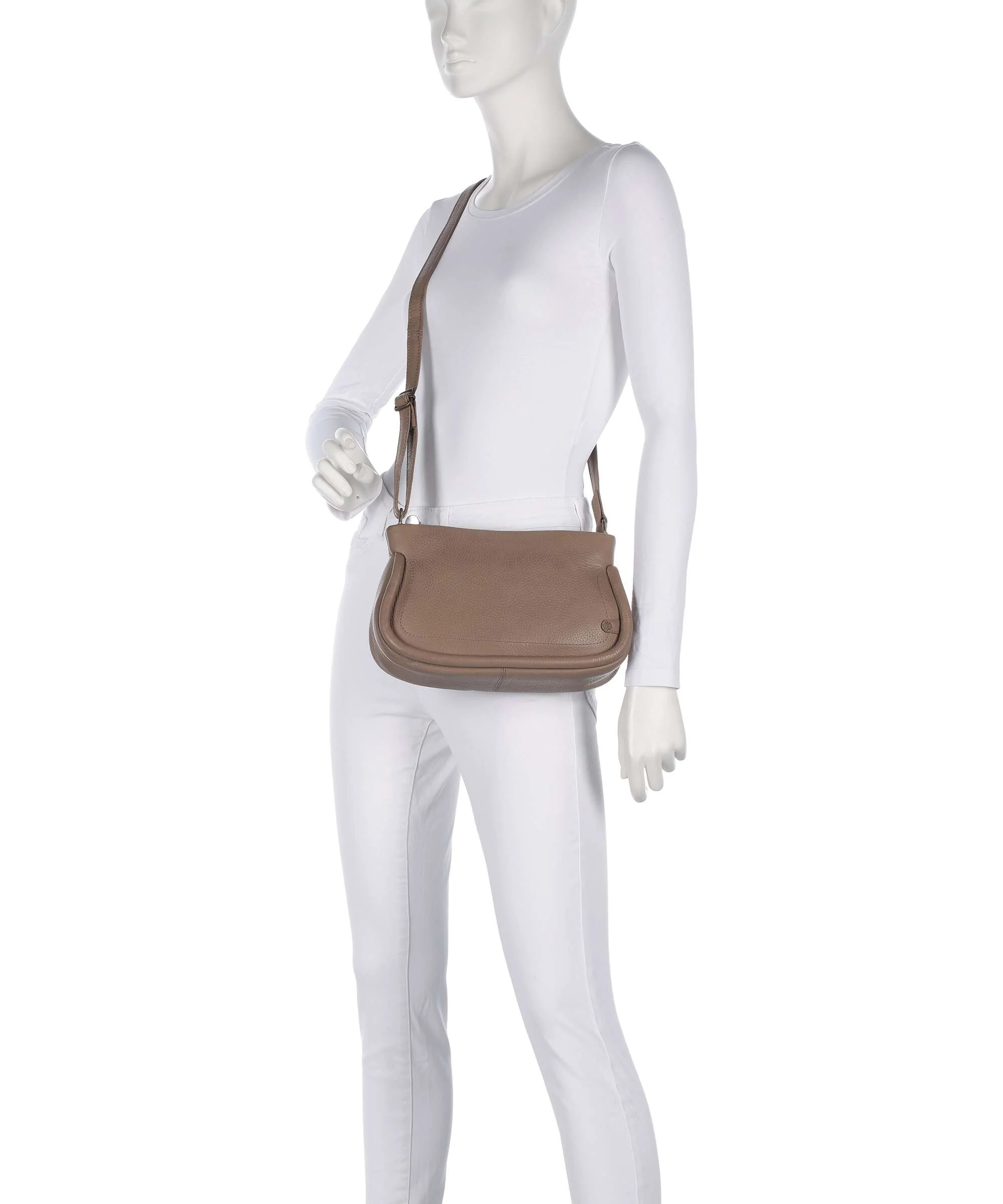 Depeche Vienna Crossbody tas taupe - Image 3