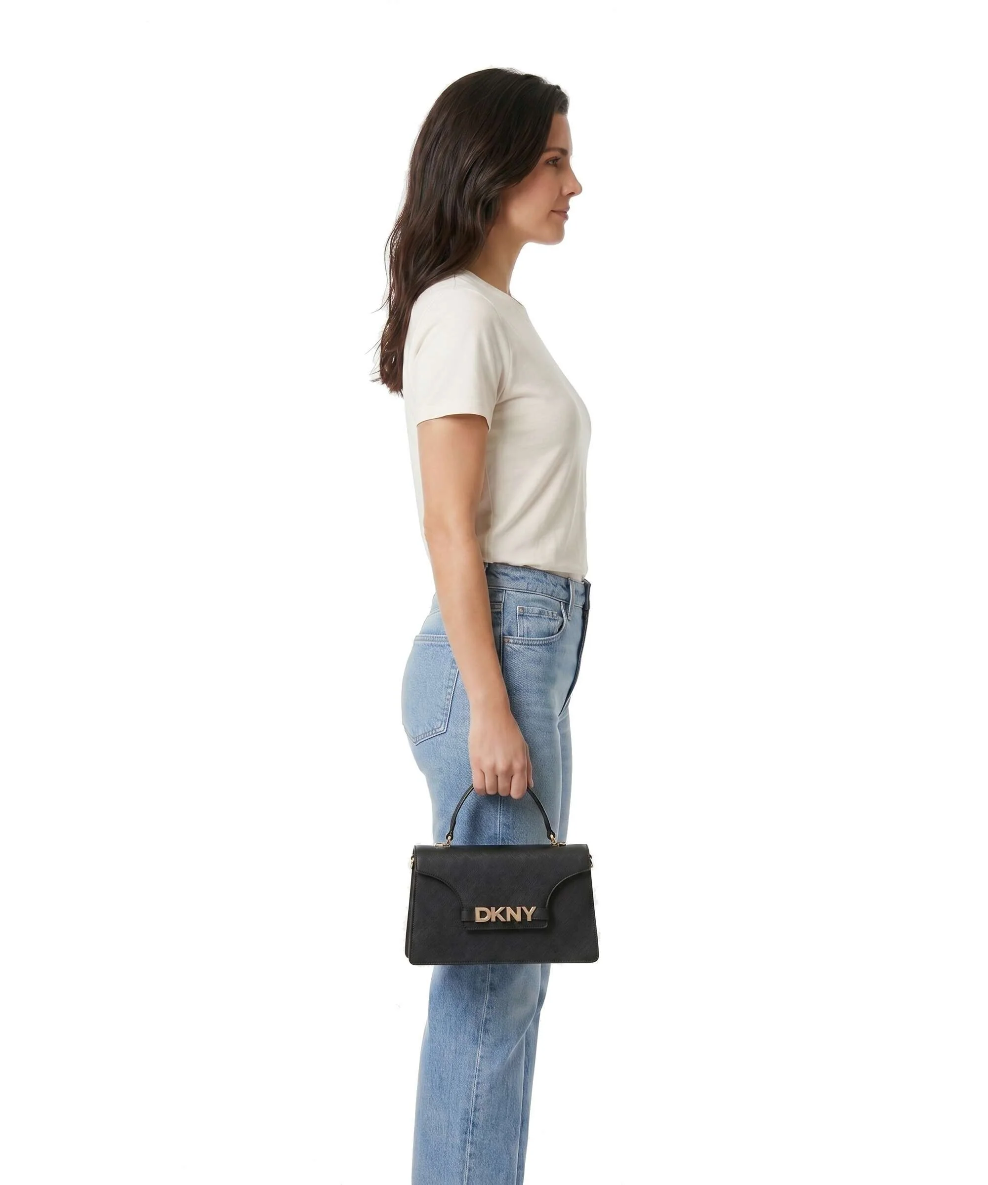 DKNY Avril Crossbody tas black/gold - Image 3