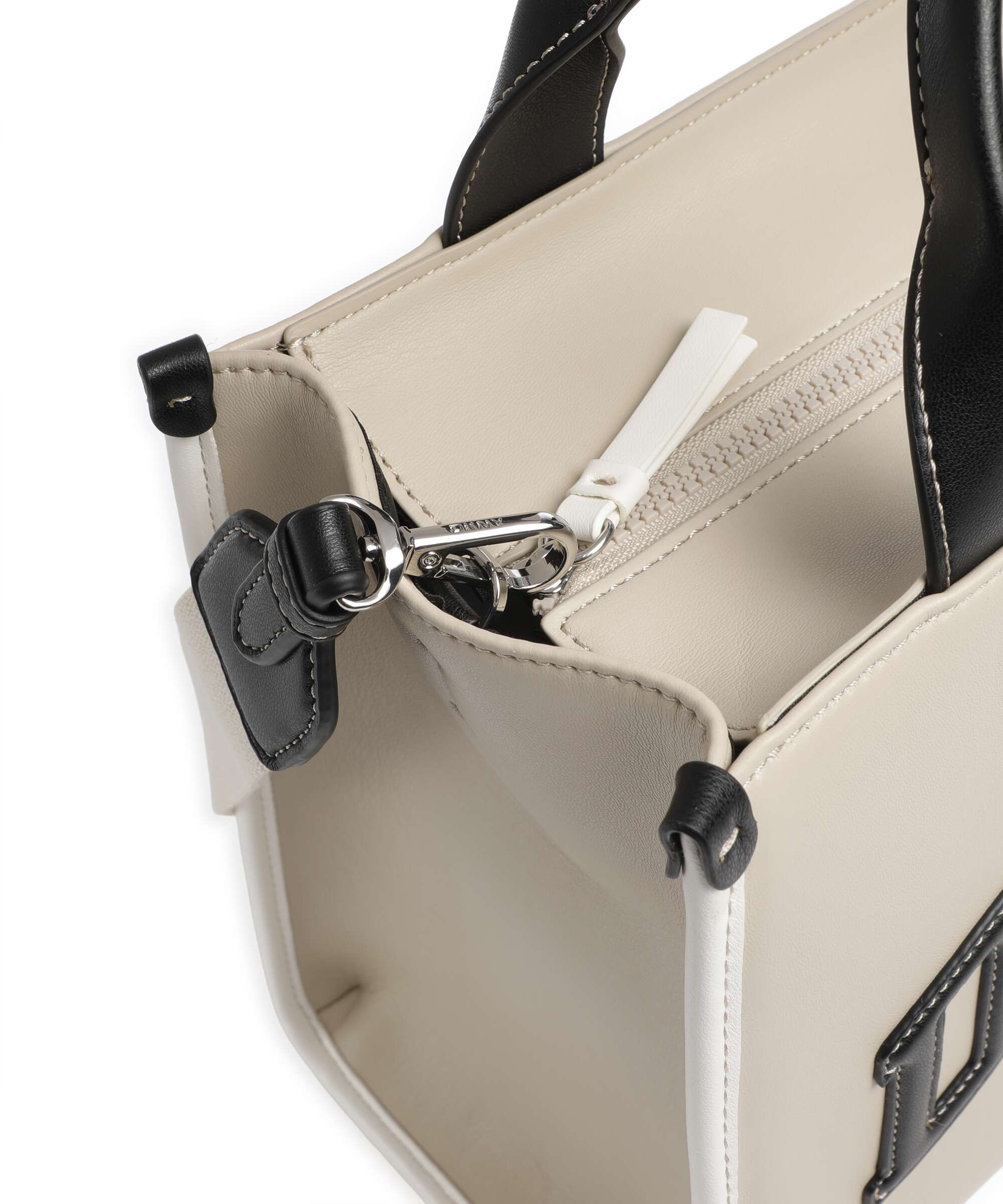 DKNY Hadlee Medium Handtas light taupe - Image 4
