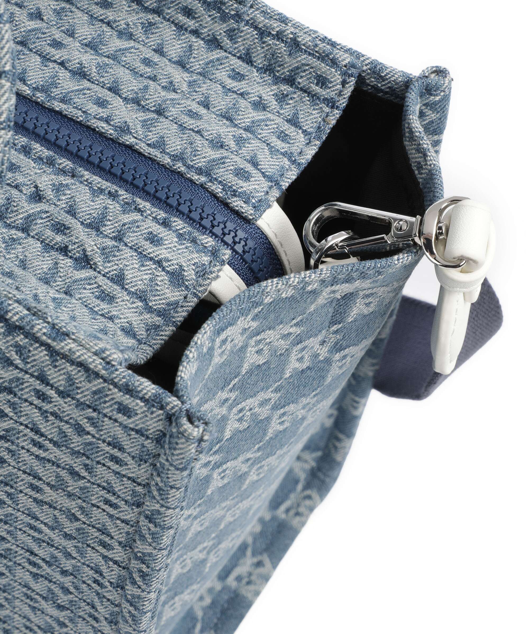 DKNY Hadlee Medium Handtas denim - Image 4