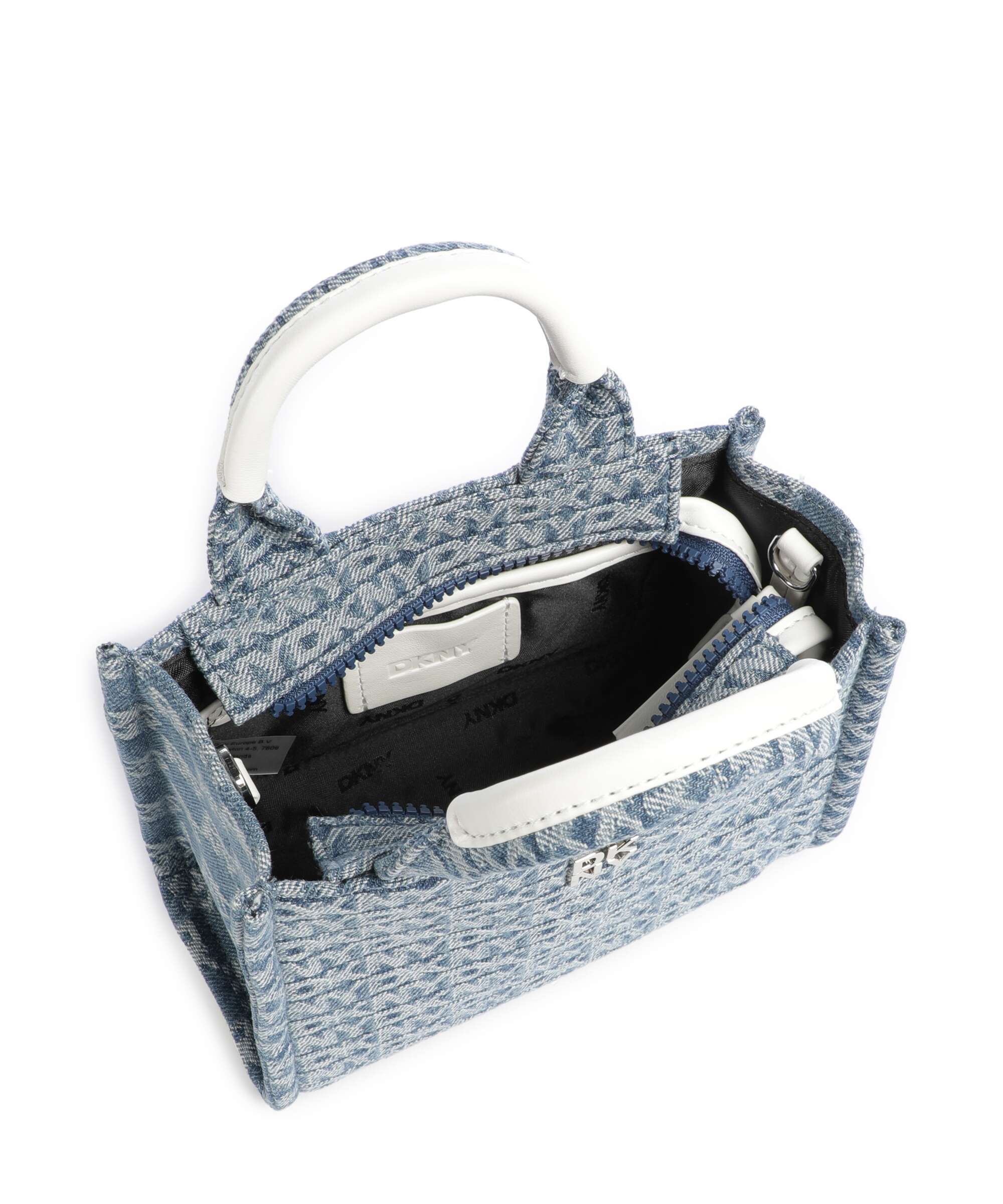 DKNY Hadlee Mini Handtas denim - Image 5
