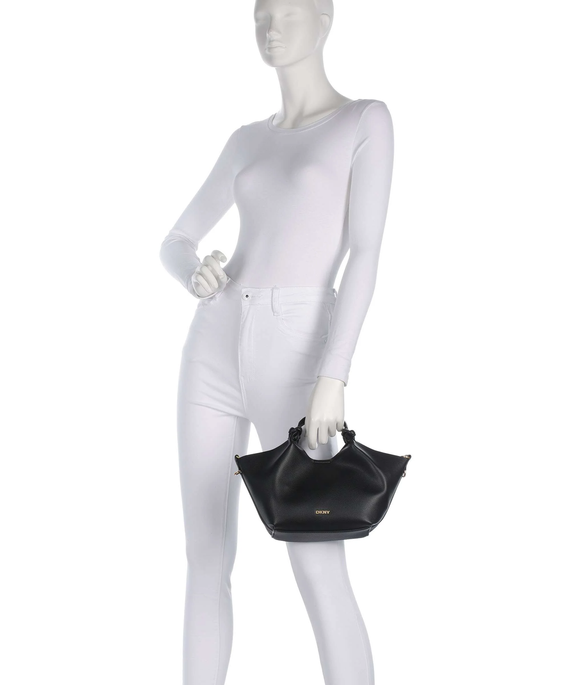 DKNY Paula Small Handtas black/gold - Image 3