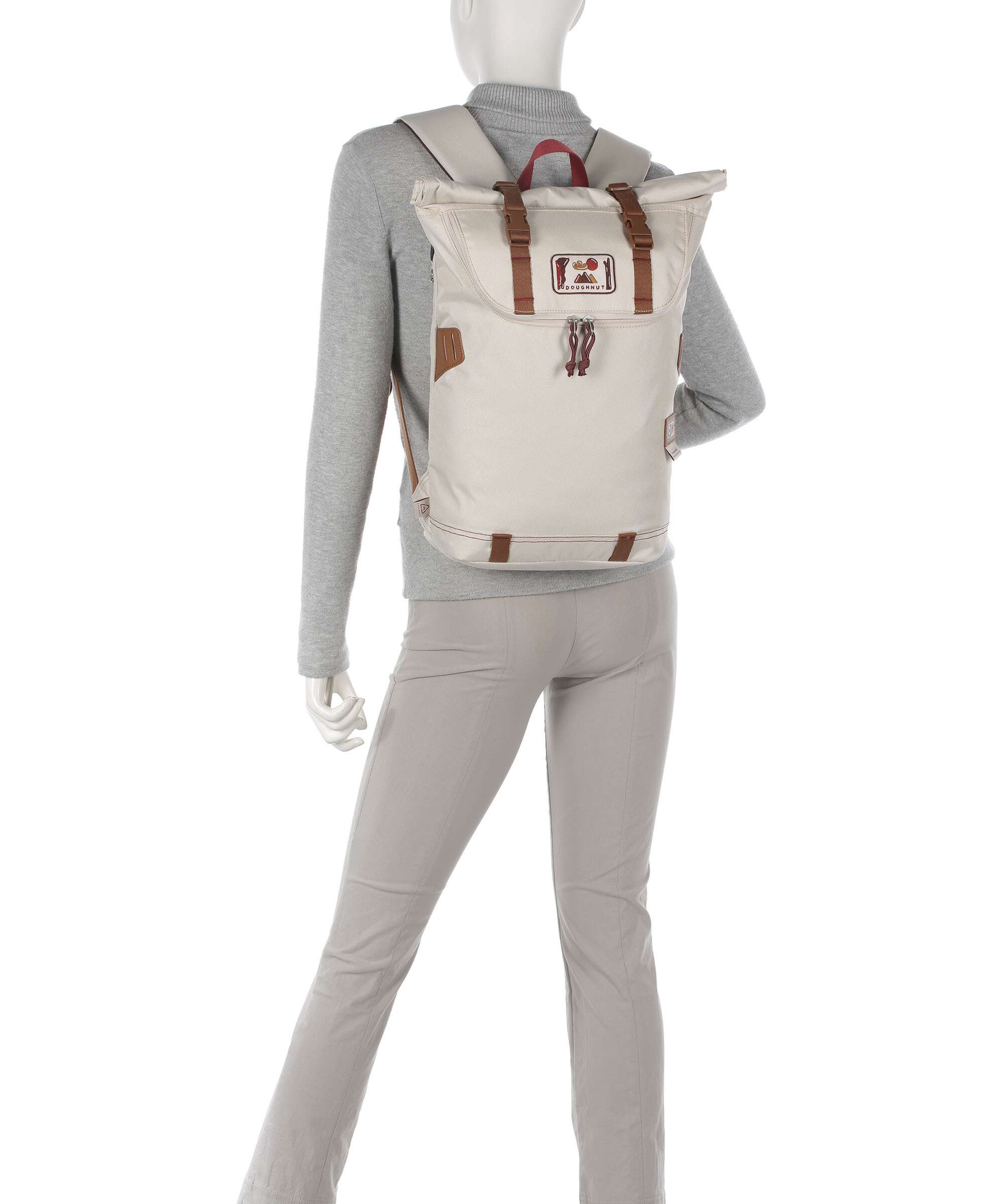 Doughnut Dreamwalker Christopher Small Rolltop rugzak stone - Image 3