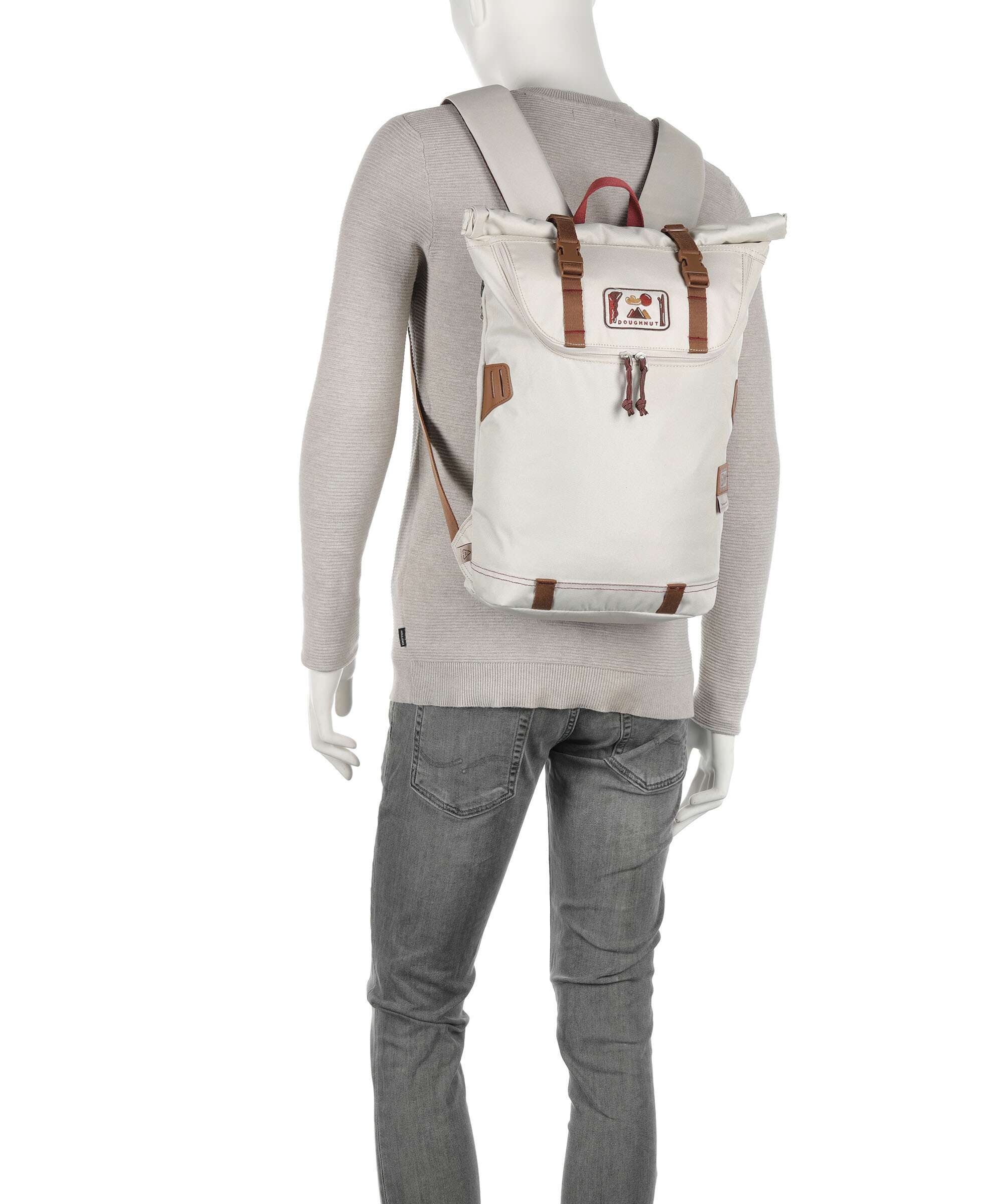 Doughnut Dreamwalker Christopher Small Rolltop rugzak stone - Image 4