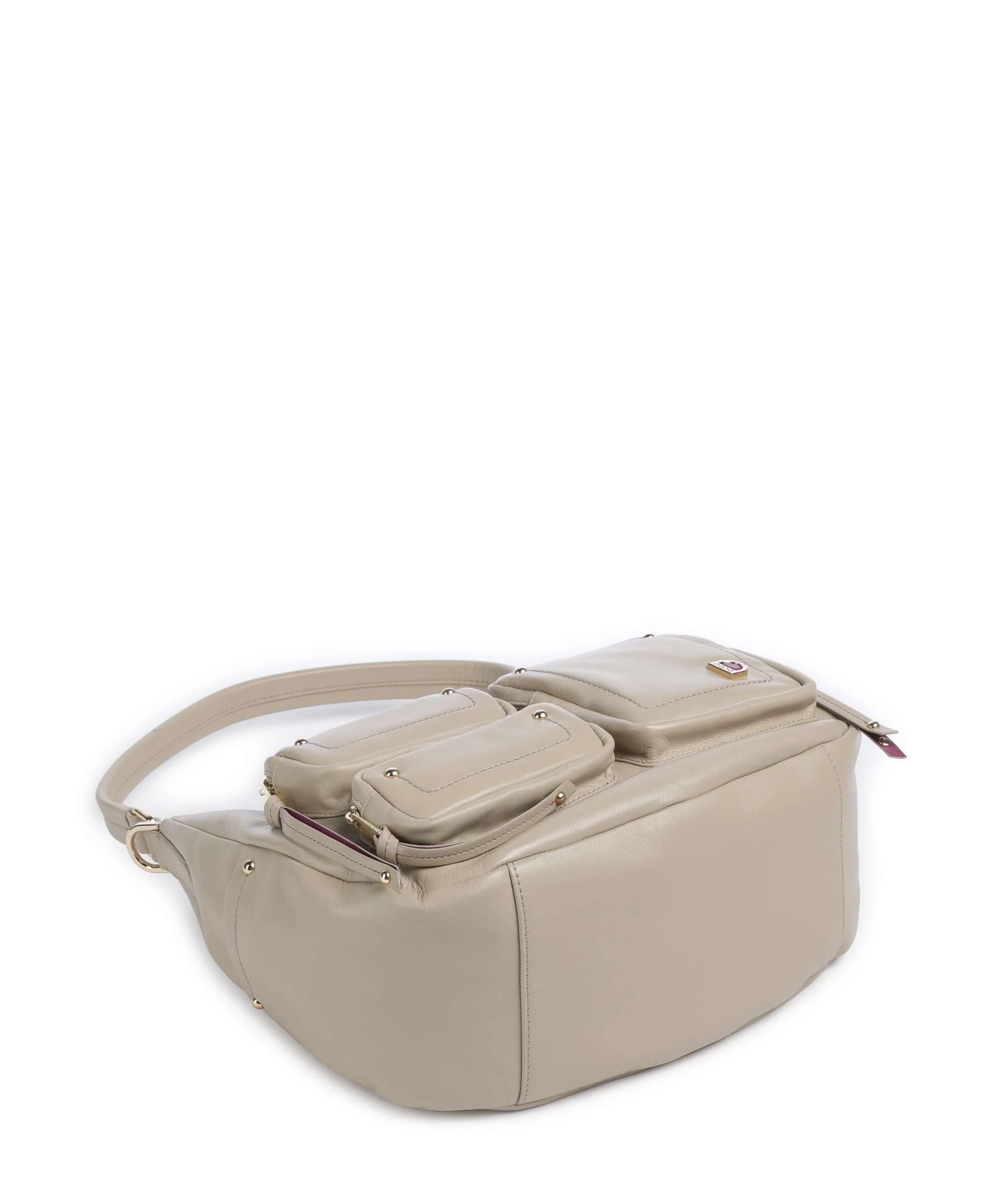 DuDu Bags Pocket City Hobo tas sand grey - Image 4
