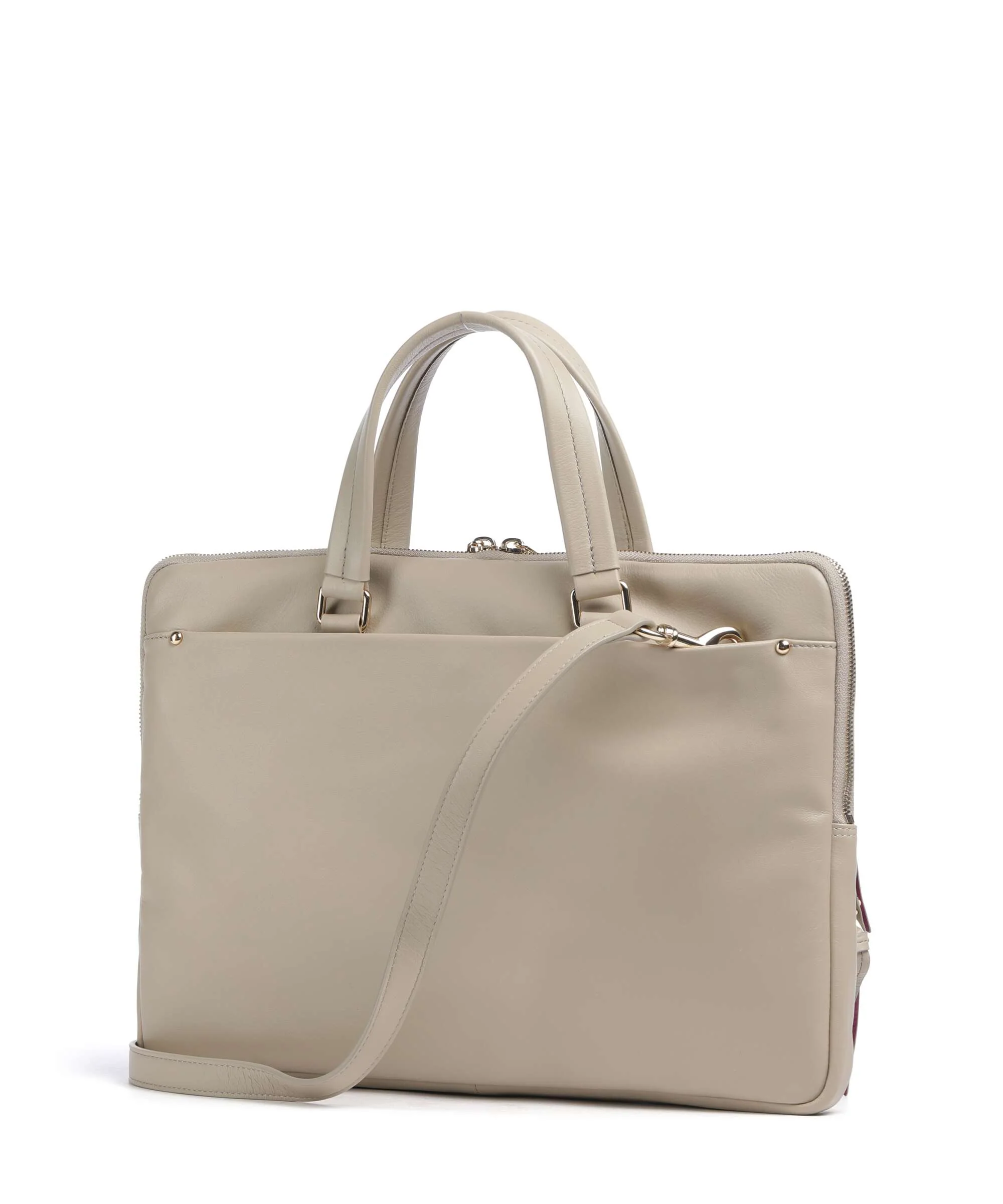 DuDu Bags Pocket Dots Laptoptas sand grey - Image 2
