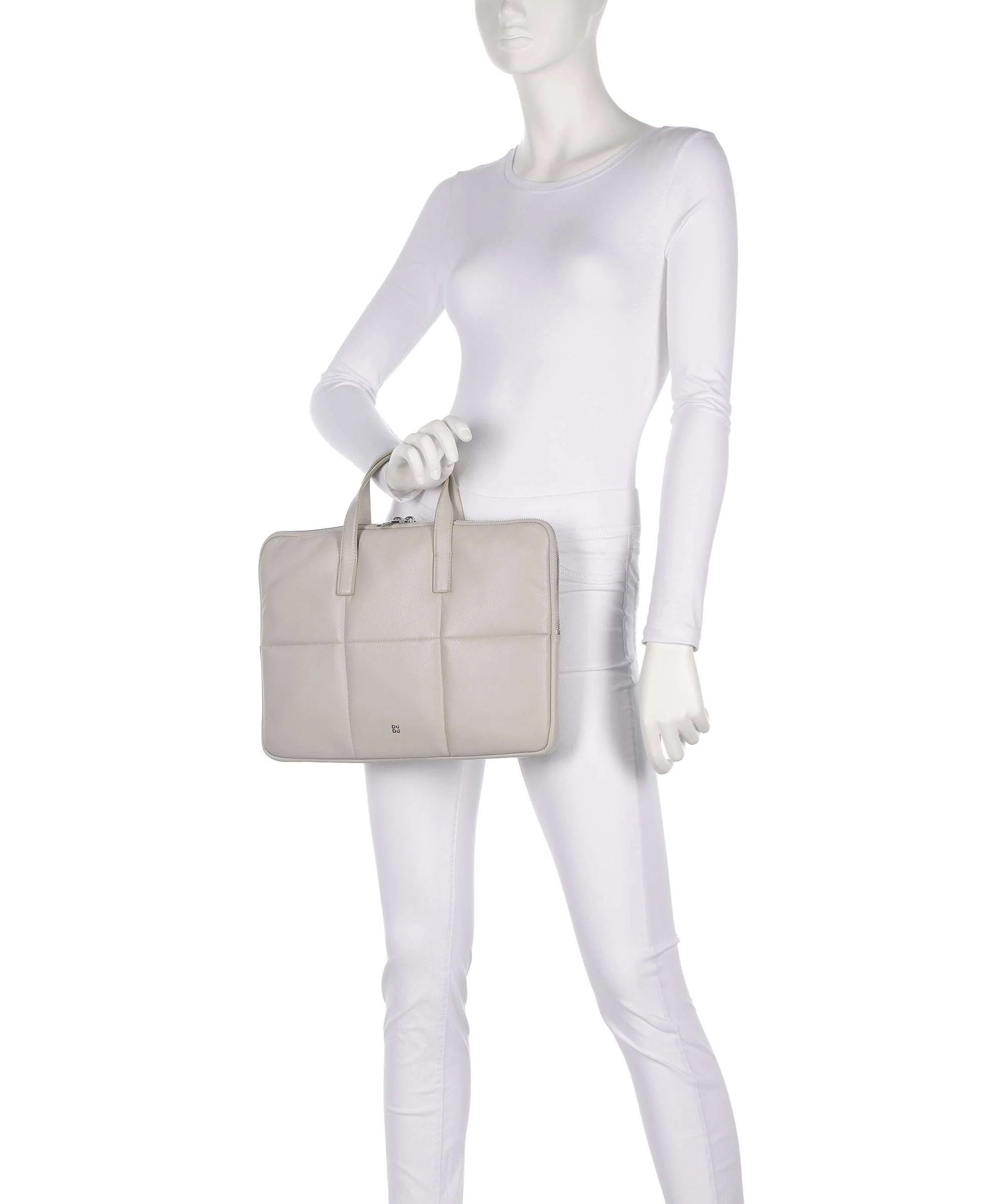 DuDu Bags Togean Aktetas pearl grey - Image 3