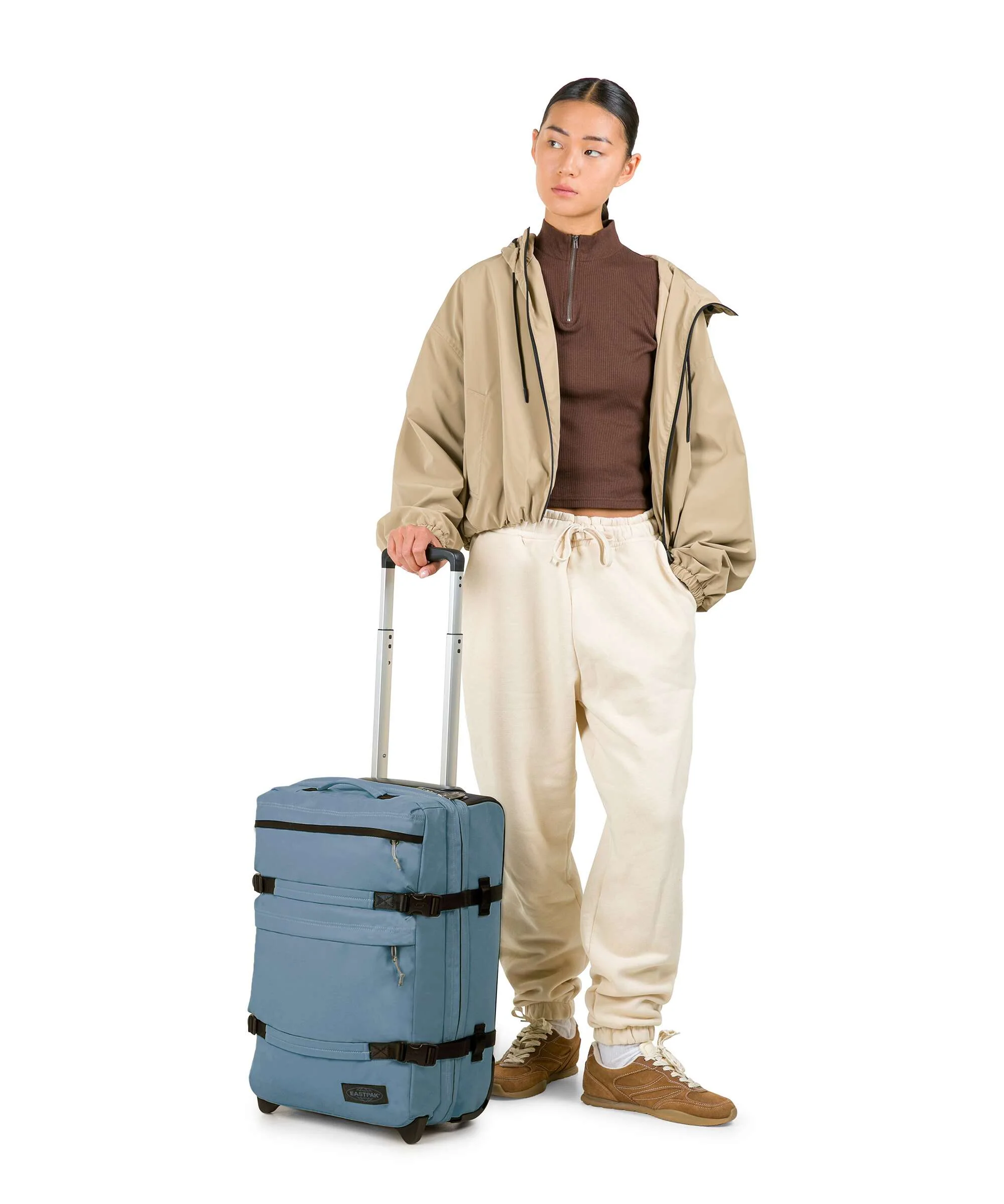 Eastpak Transit'R Plus Tarp S Reistas met wielen dust blue - Image 3