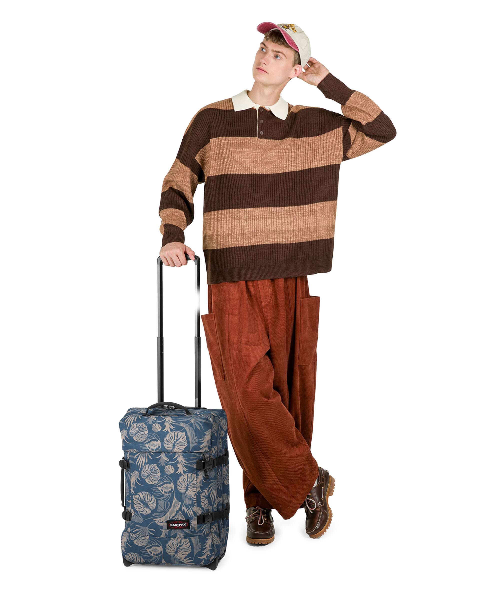 Eastpak Tranverz S Reistas met wielen brize blue beige - Image 3